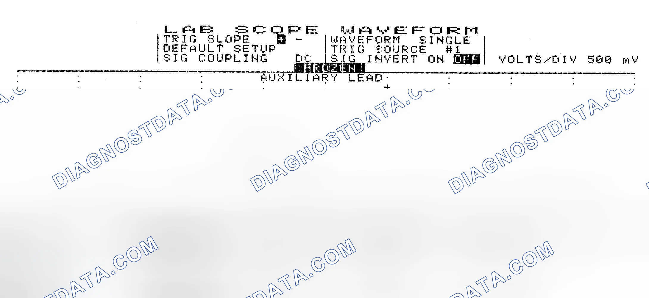 Scheme 10: Single Injector w/Excessive Current Flow - Current Pattern
