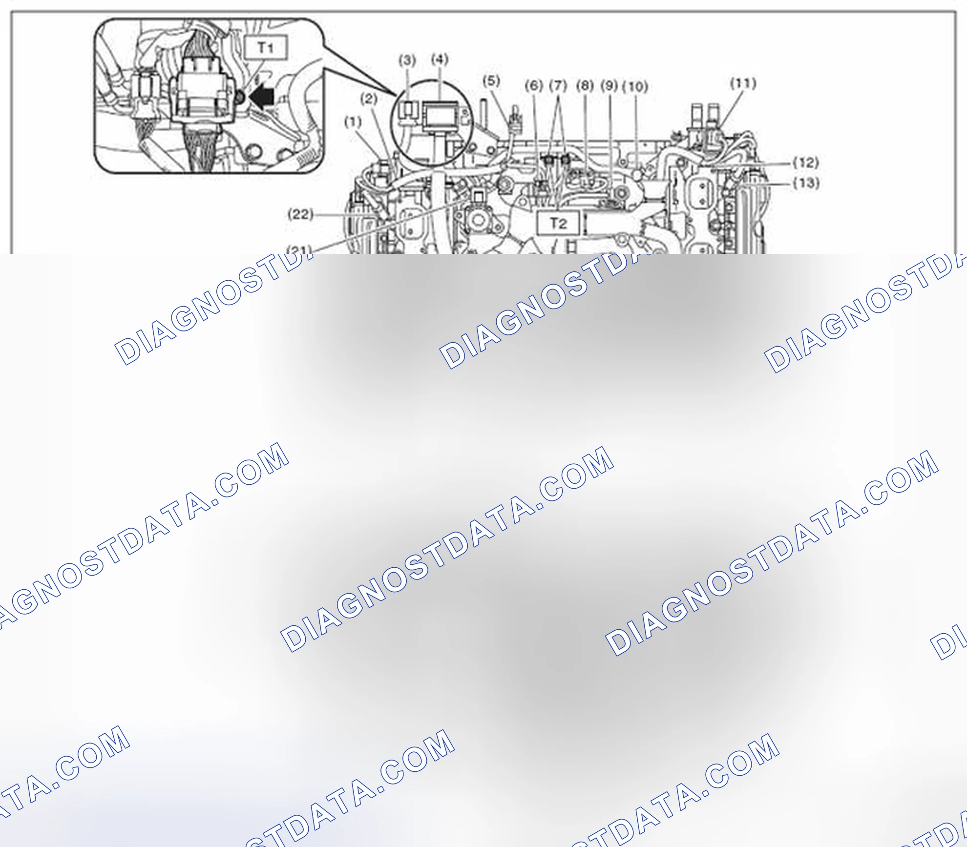 Scheme 105: ENGINE HARNESS