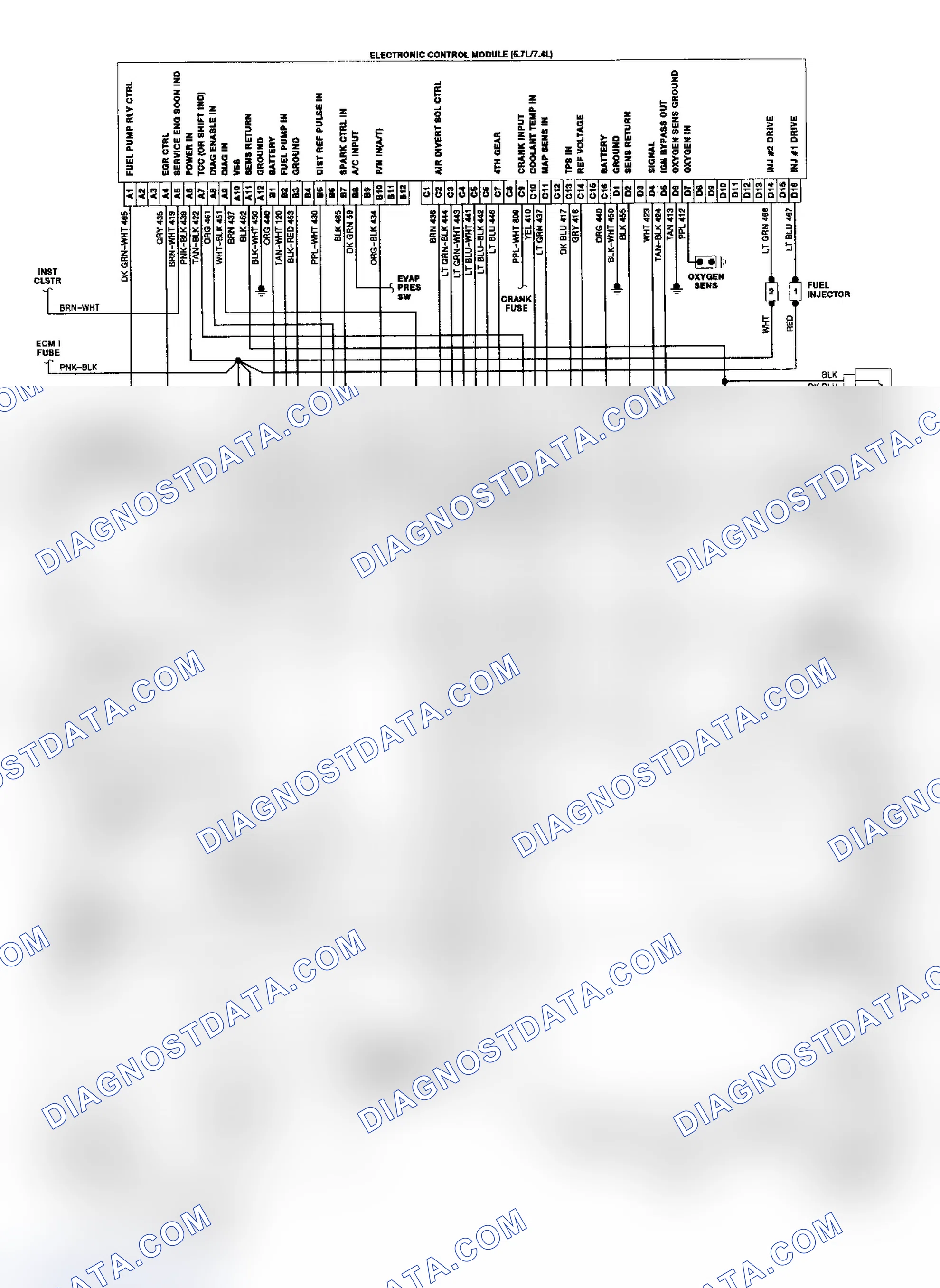 Scheme 20: "R" & "V" Series TBI/CCC Wiring Diagram