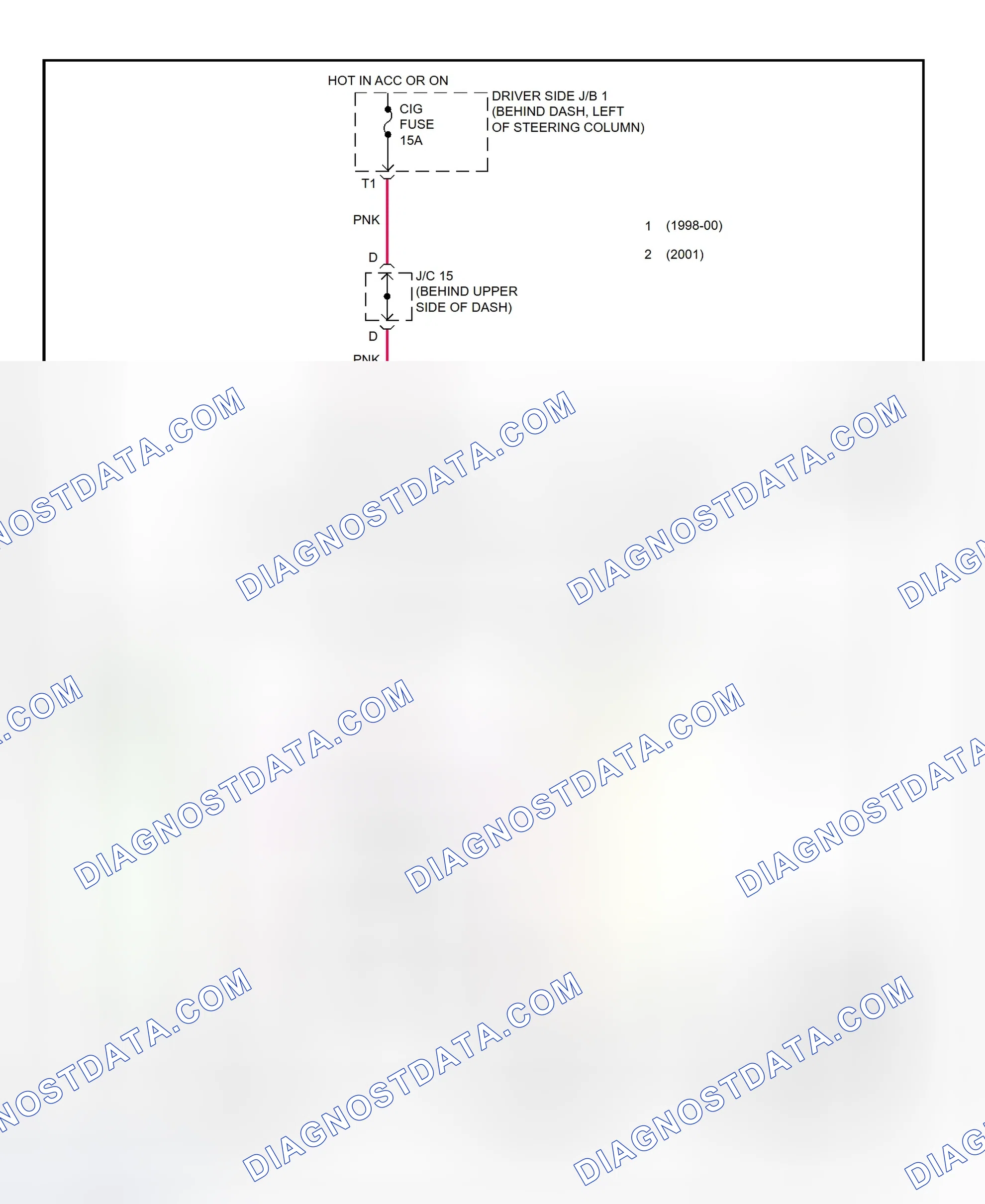 Scheme 39: Power Mirror System Wiring Diagram (Sienna)