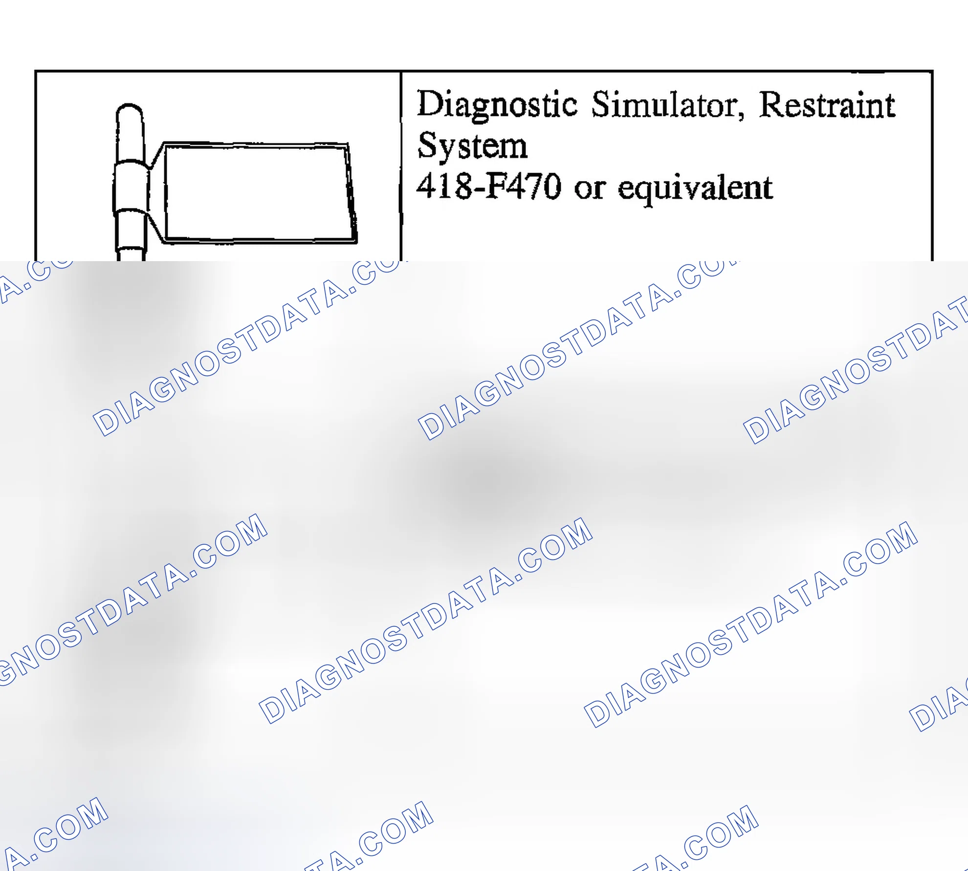Scheme 29: Special Tool(s)