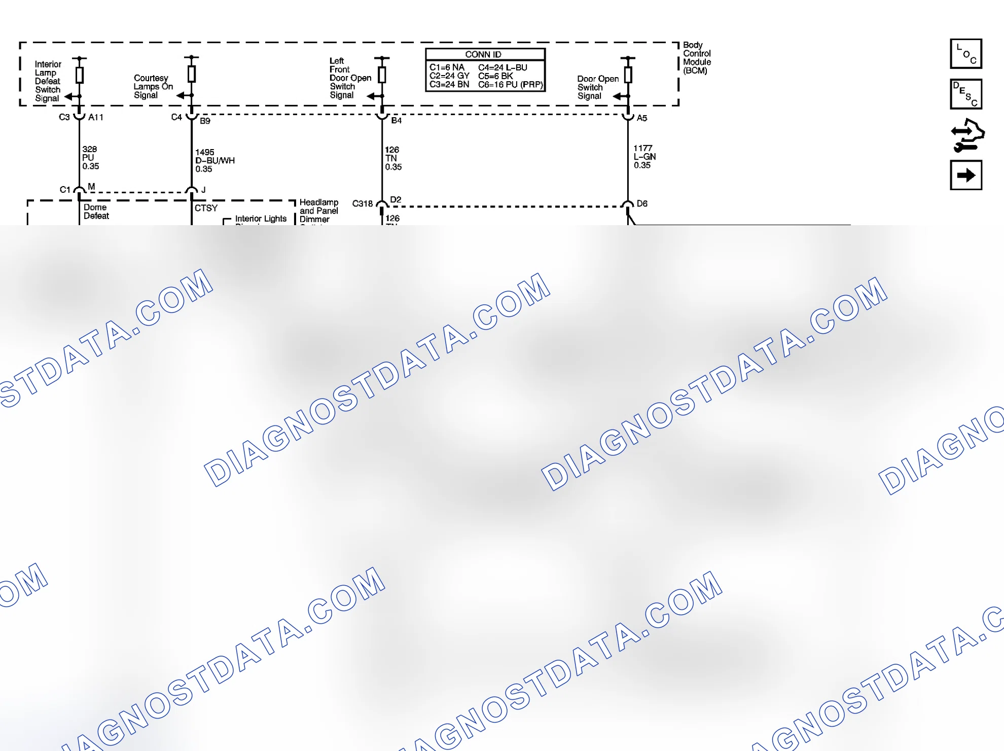 Scheme 8: Interior Lights Schematics