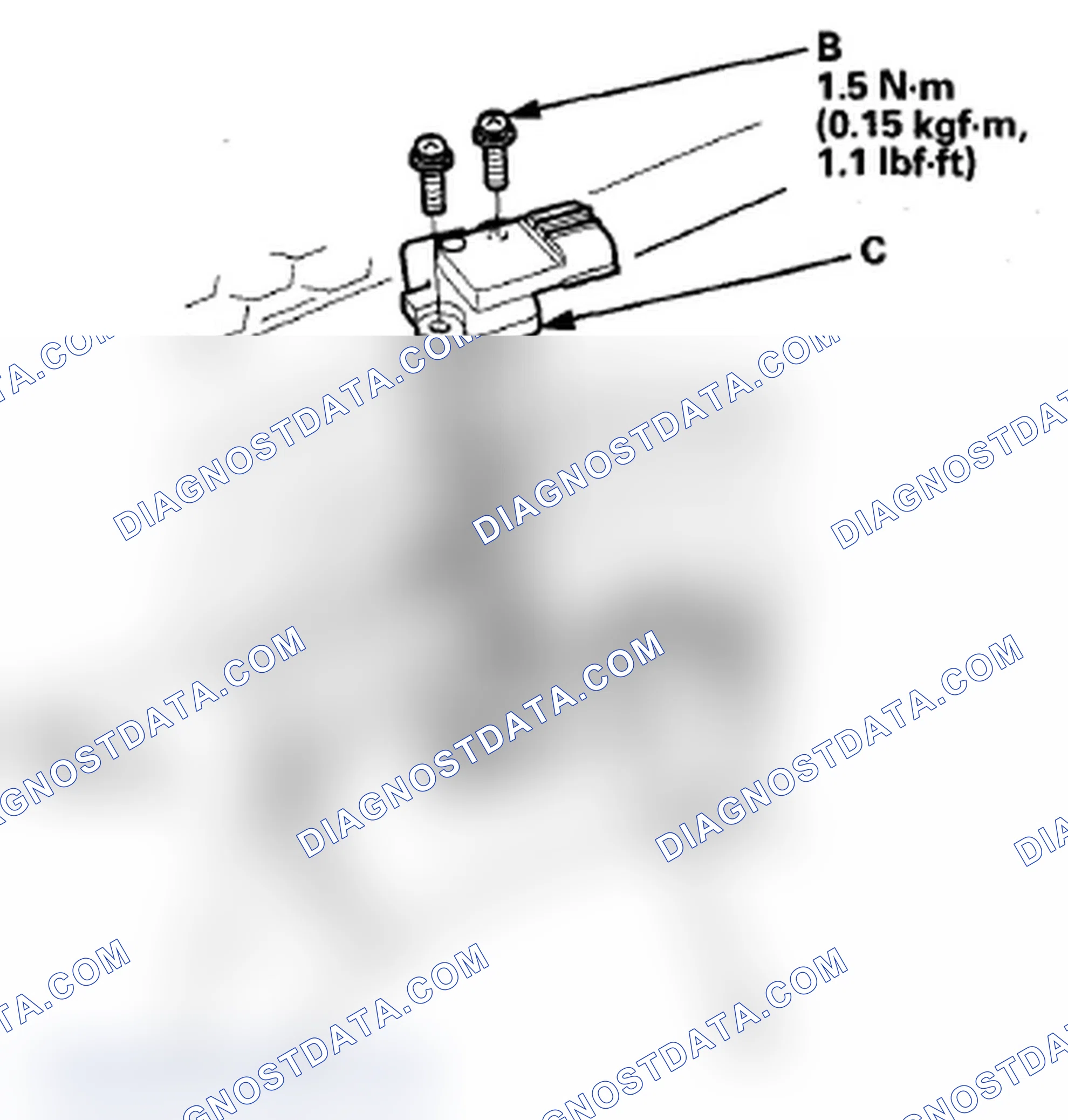 Scheme 290: MAF Sensor/IAT Sensor 1 Replacement