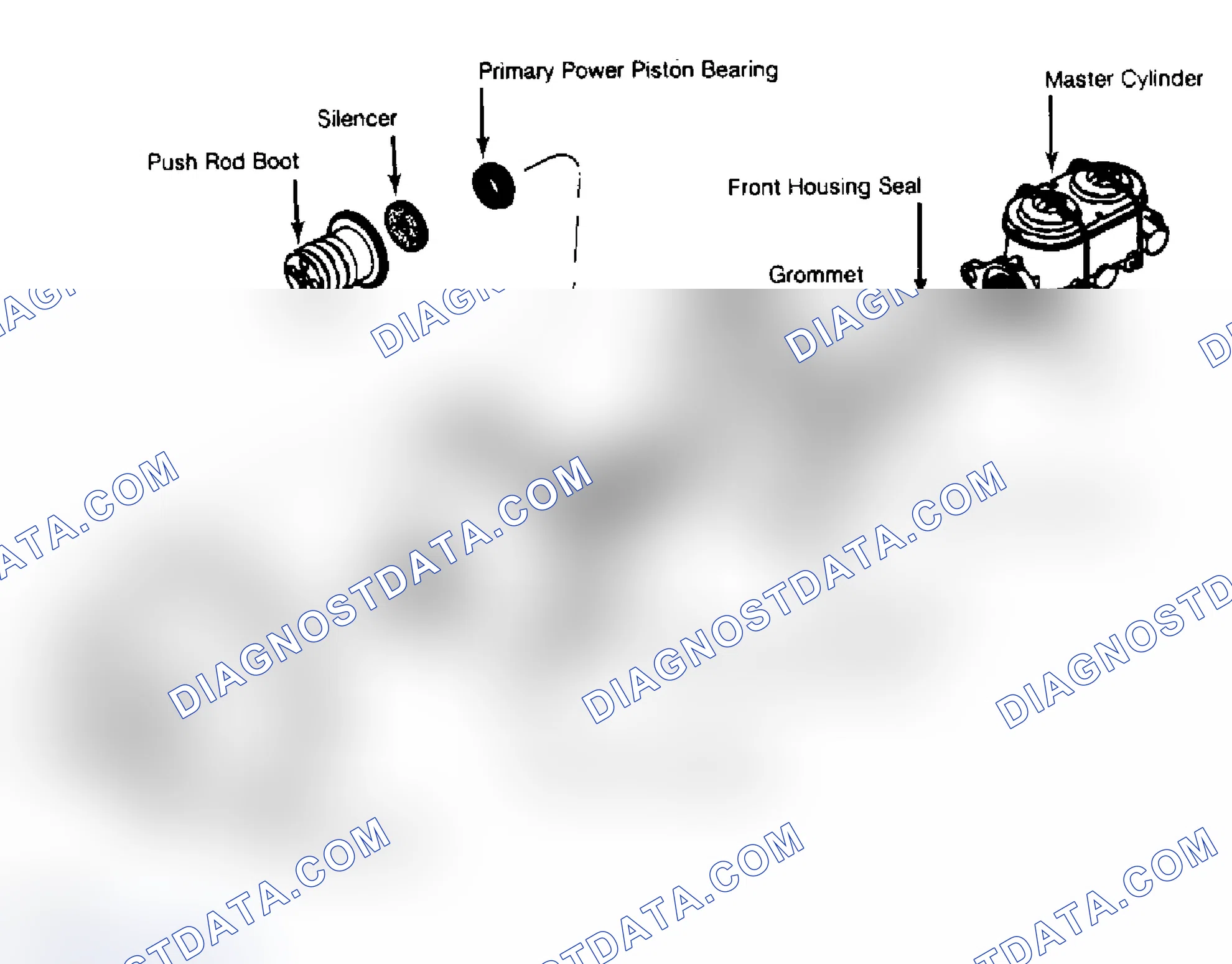 Scheme 9: Exploded View of Delco-Moraine Tandem Power Cylinder