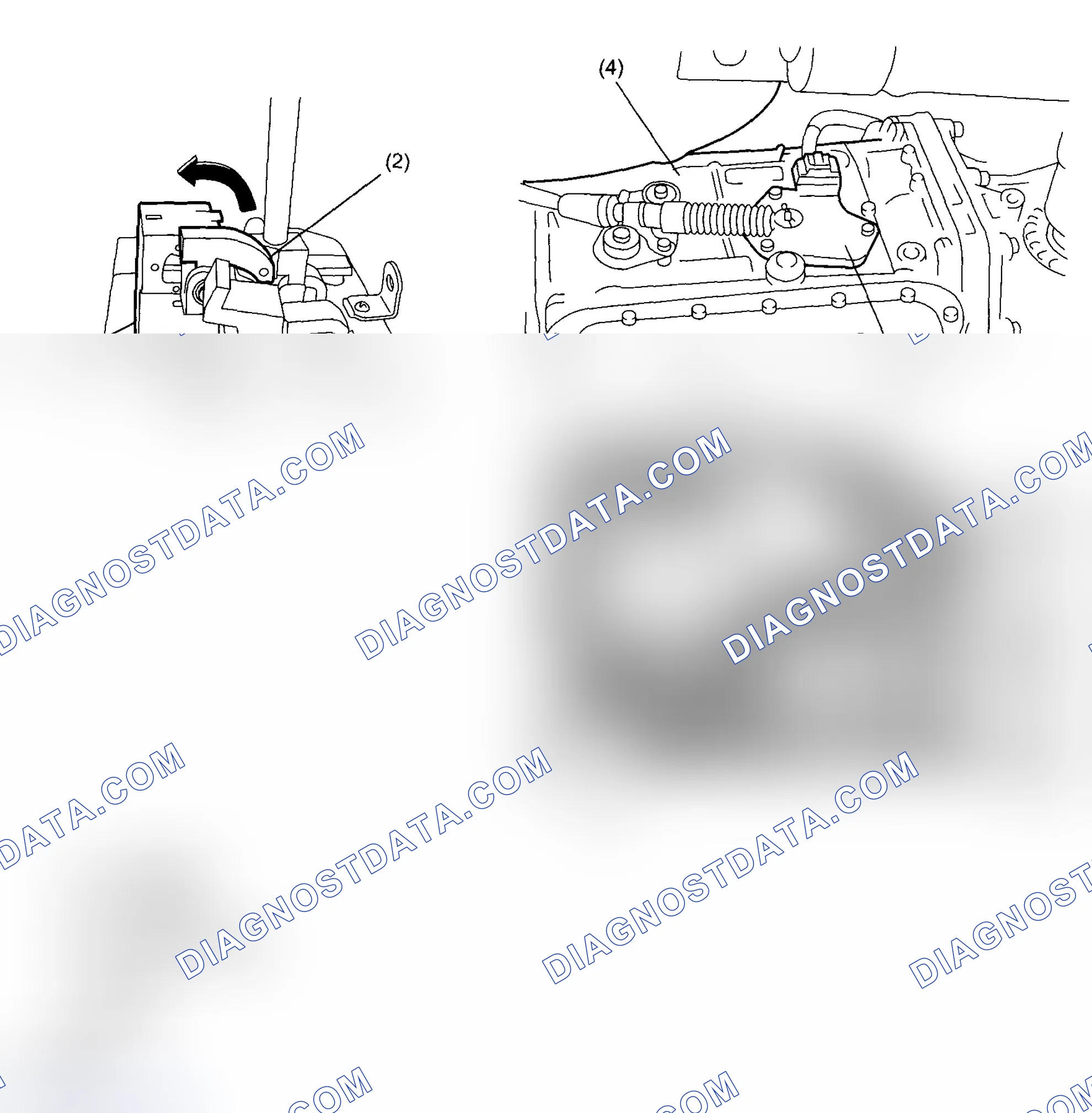 Scheme 54: SHIFT LOCK SYSTEM OPERATION