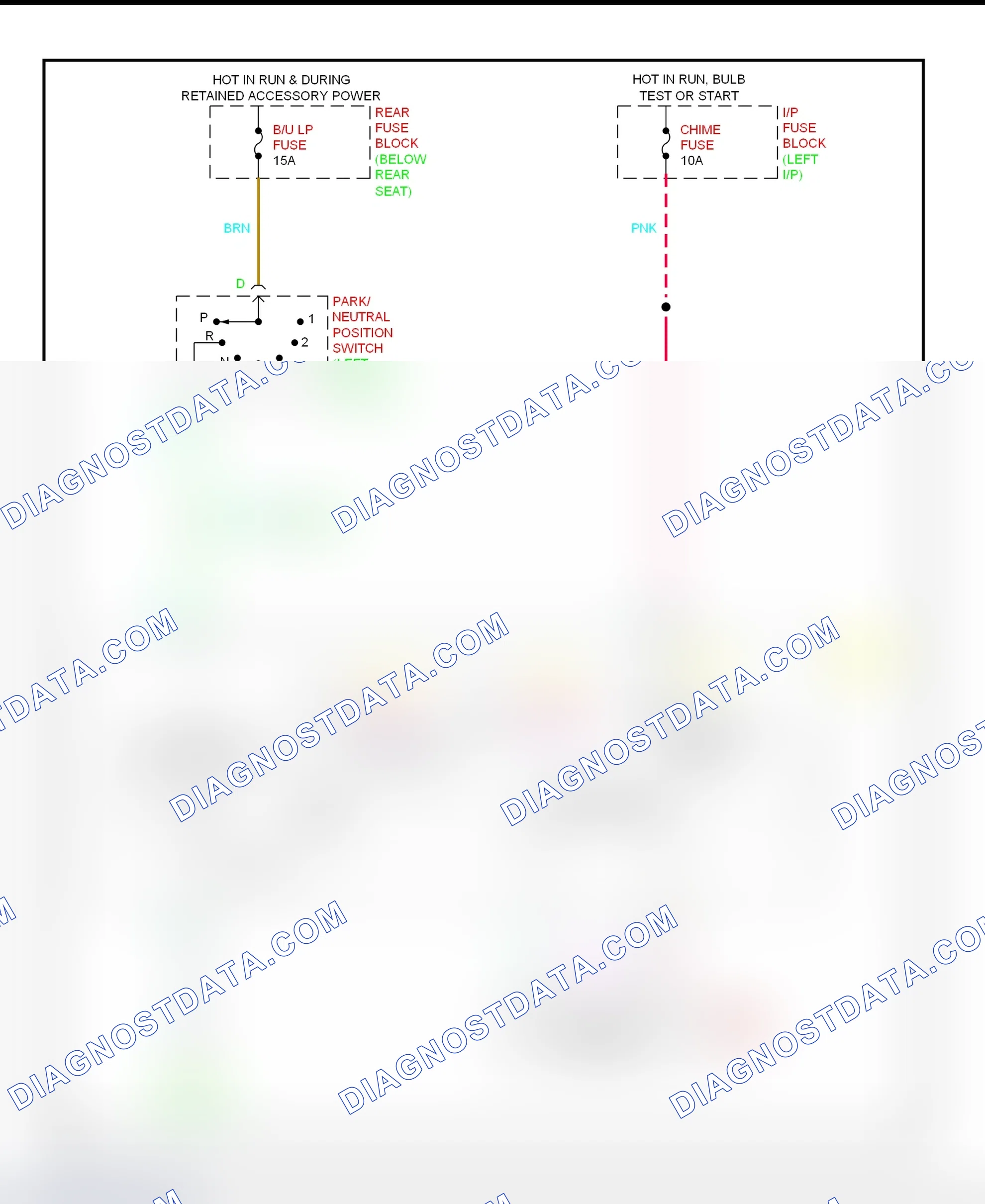 Scheme 13: Power/Automatic Day/Night Mirror Wiring Diagram (Aurora & Riviera