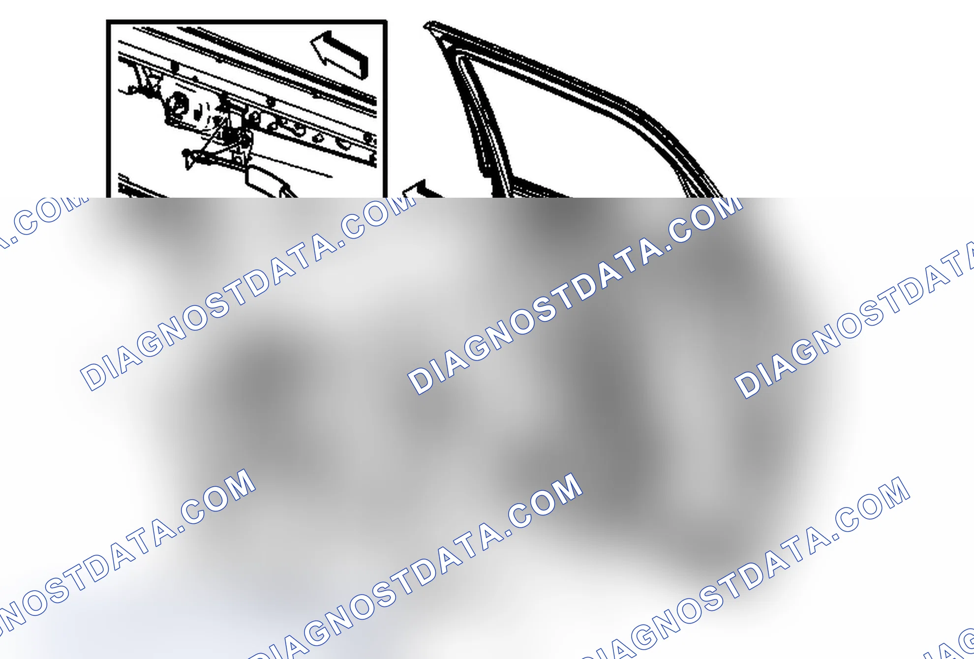 Scheme 69: Rear Side Door Trim Panel Replacement (Acadia)