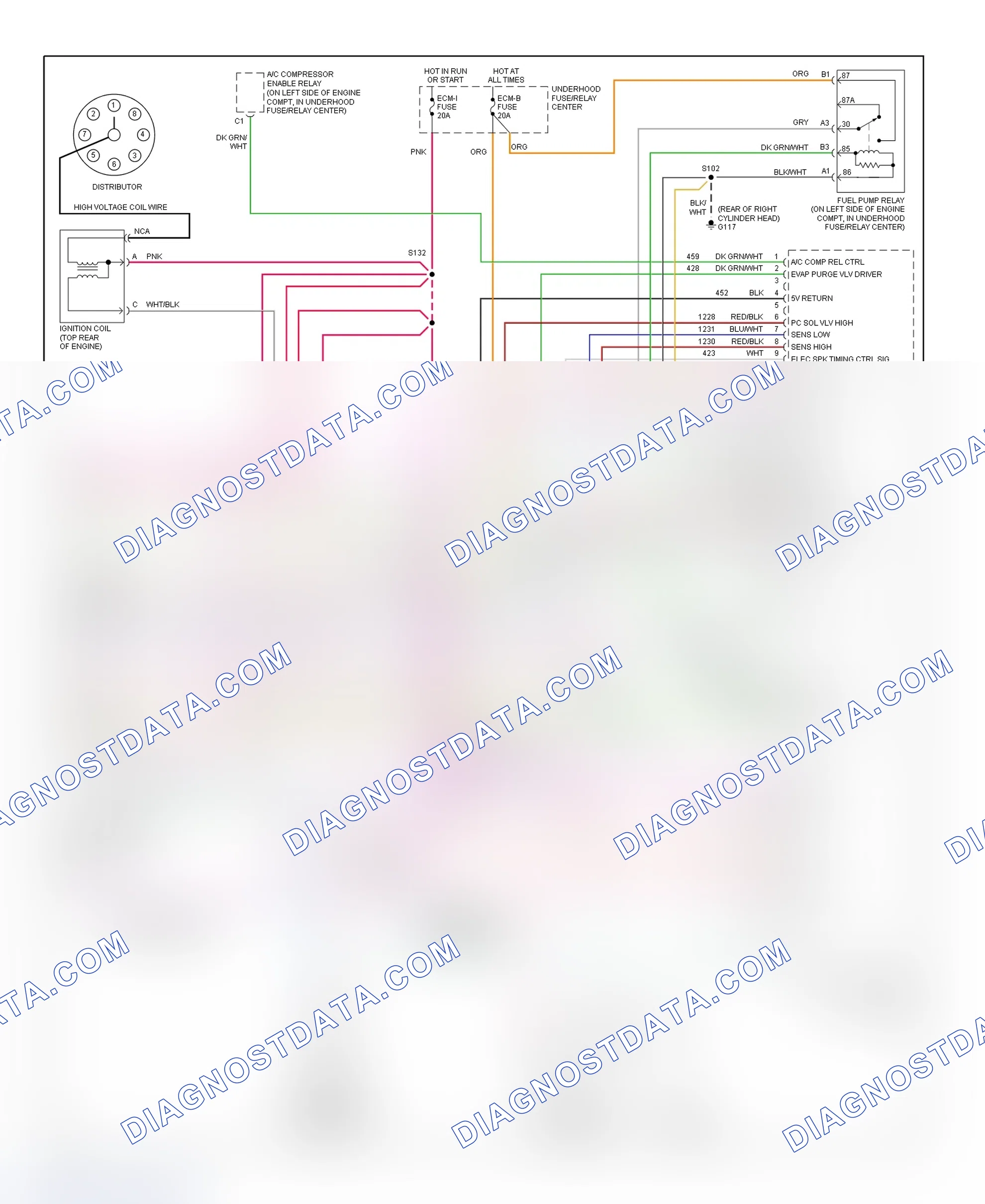 Scheme 69: PCM Wiring Diagram (Chevy Express & Savana - 7.4L - 4 Of 4)