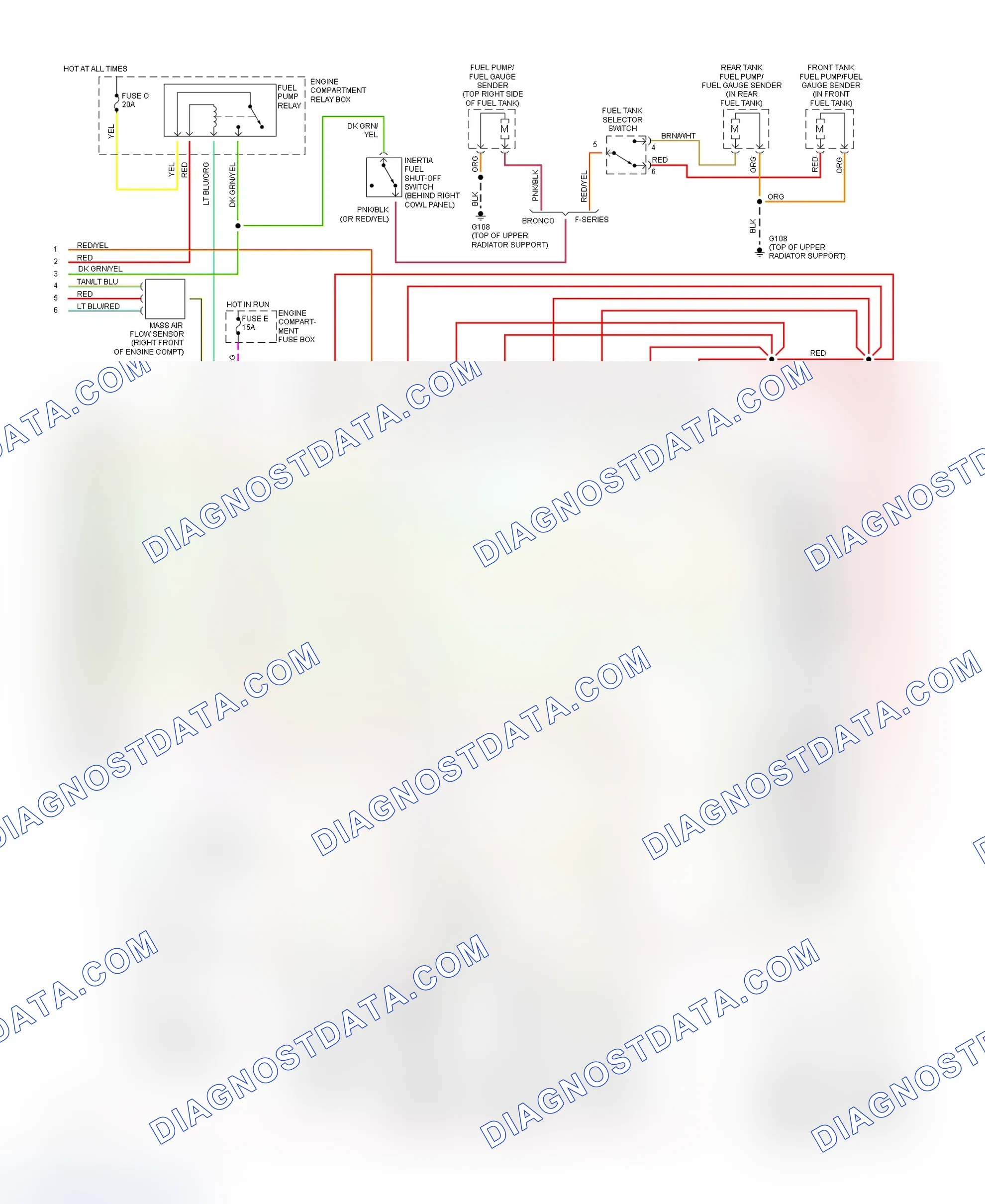 Scheme 72: Wiring Diagram (5.0L With E40D - 2 Of 2)