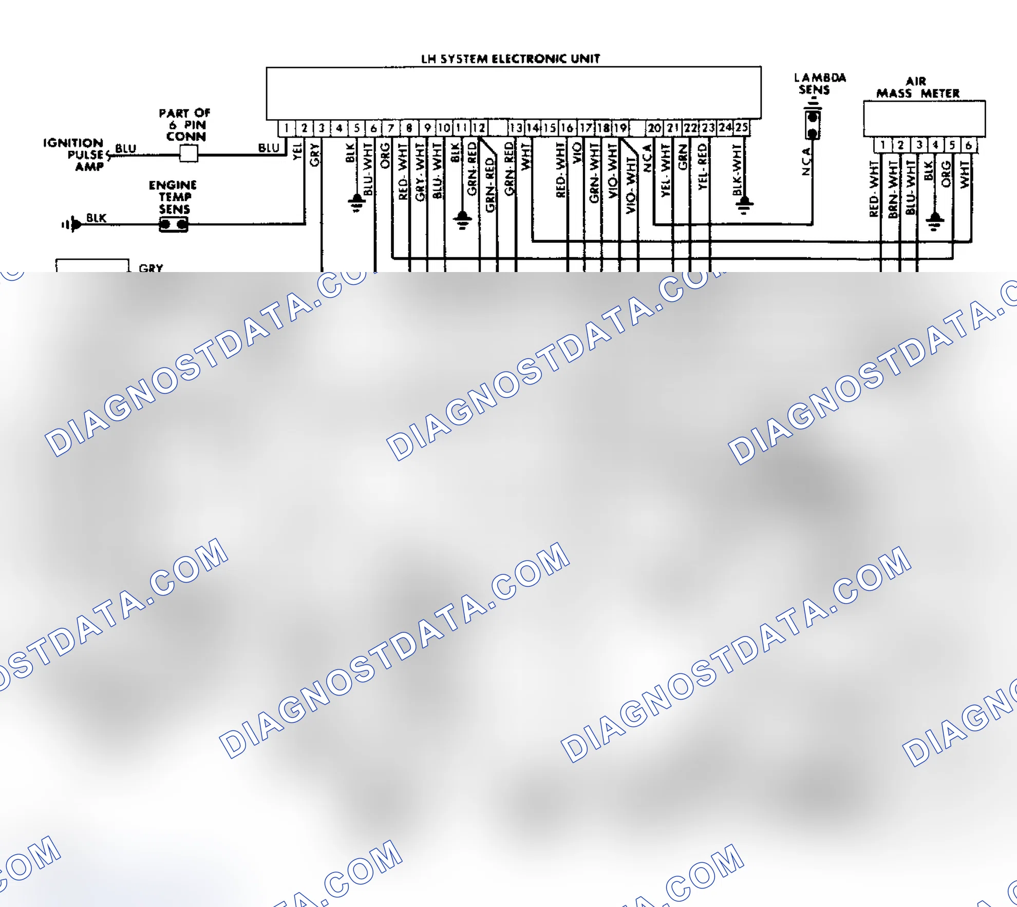 Scheme 14: LH Jetronic Fuel Injection System Wiring Diagram