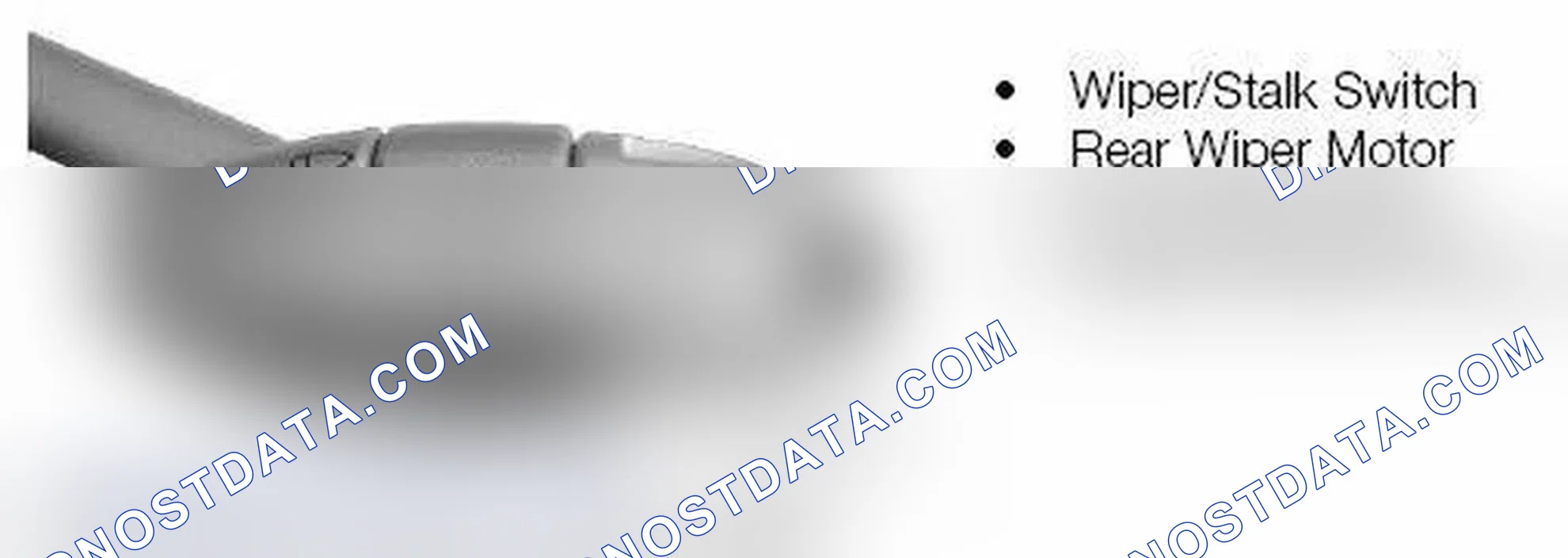 Scheme 23: Rear Wiper/Washer System