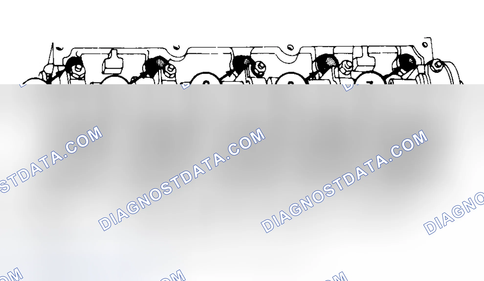 Scheme 7: Typical Cylinder Head Tightening or Loosening Sequence
