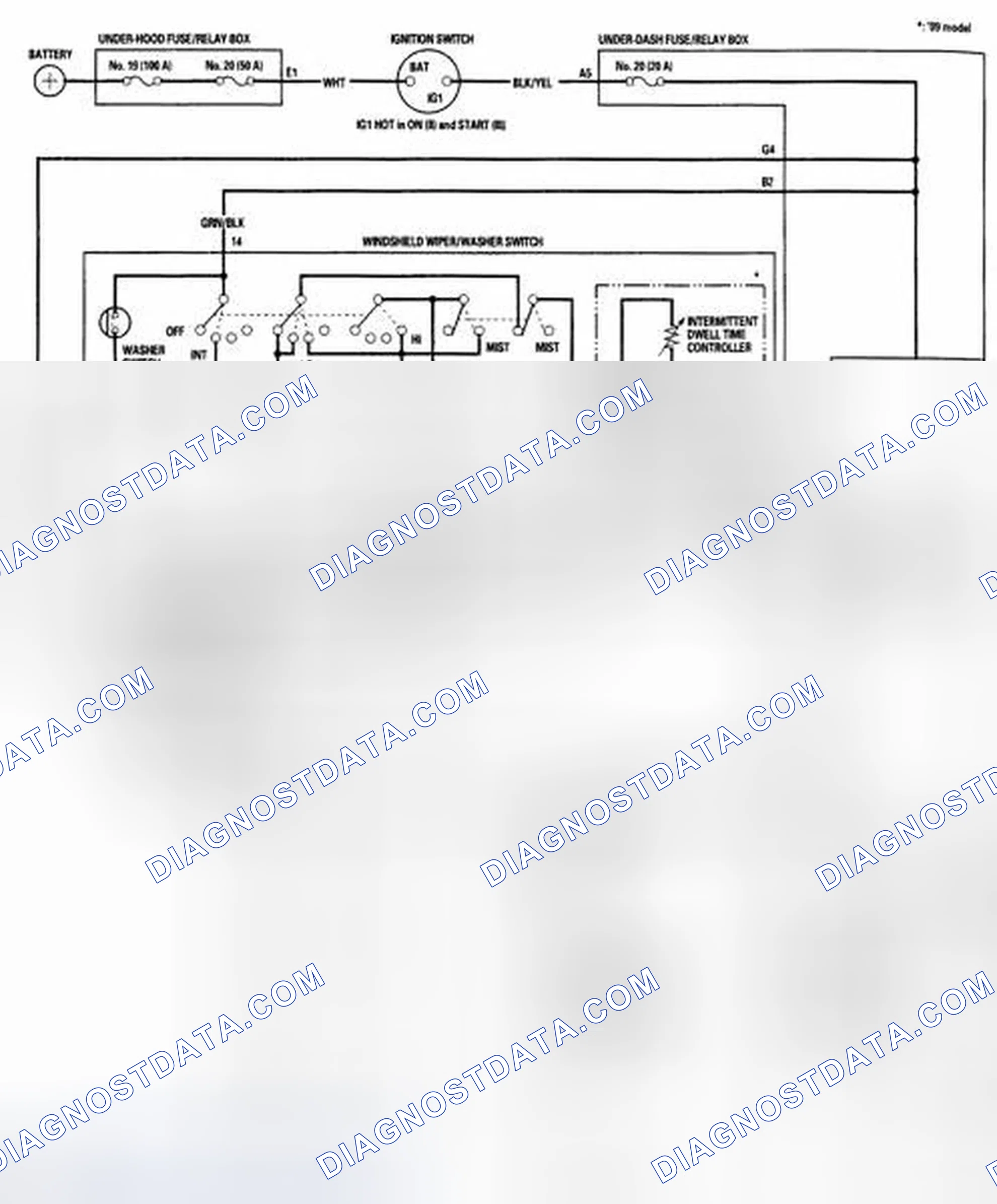 Scheme 3: Circuit Diagram - Windshield