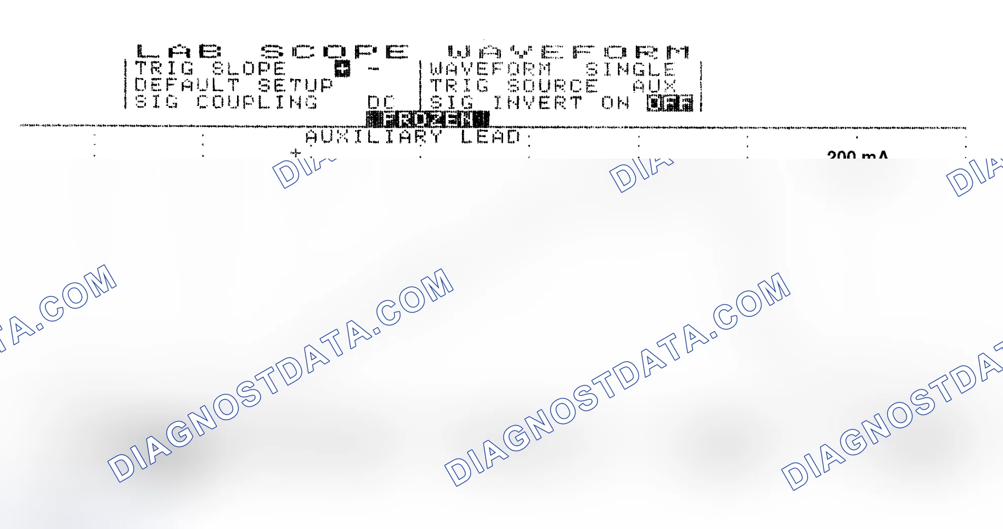 Scheme 13: Single Injector w/Normal Current Flow - Current Pattern