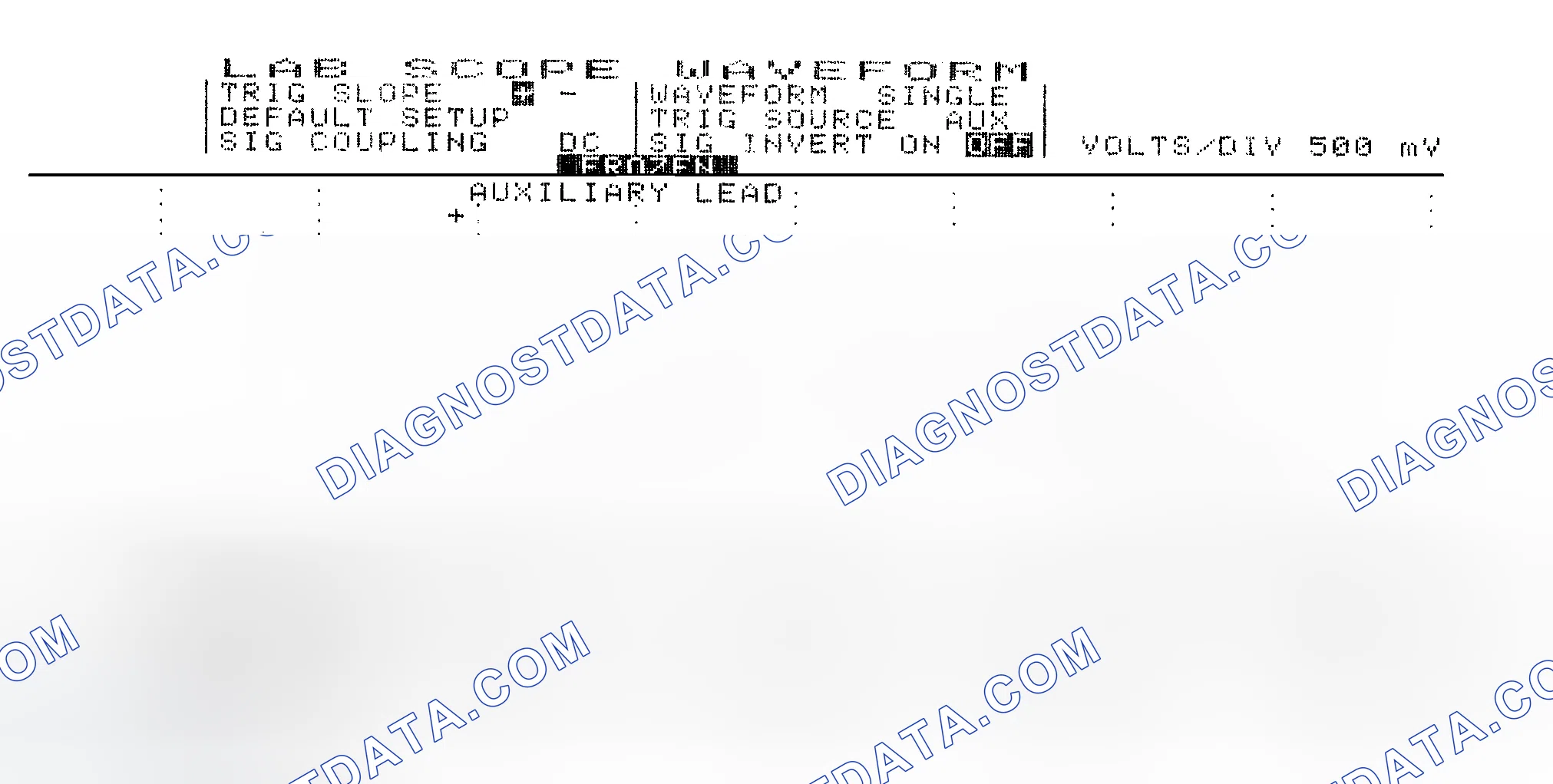 Scheme 14: Single Injector w/Excessive Current Flow - Current Pattern
