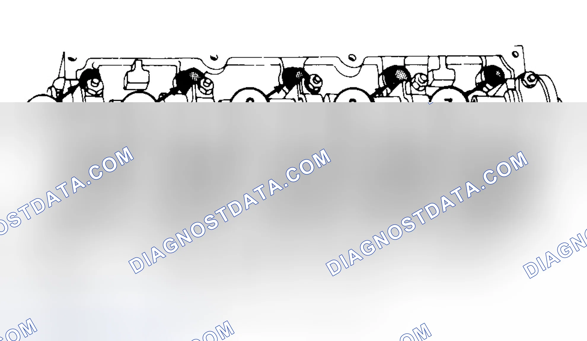 Scheme 7: Typical Cylinder Head Tightening or Loosening Sequence