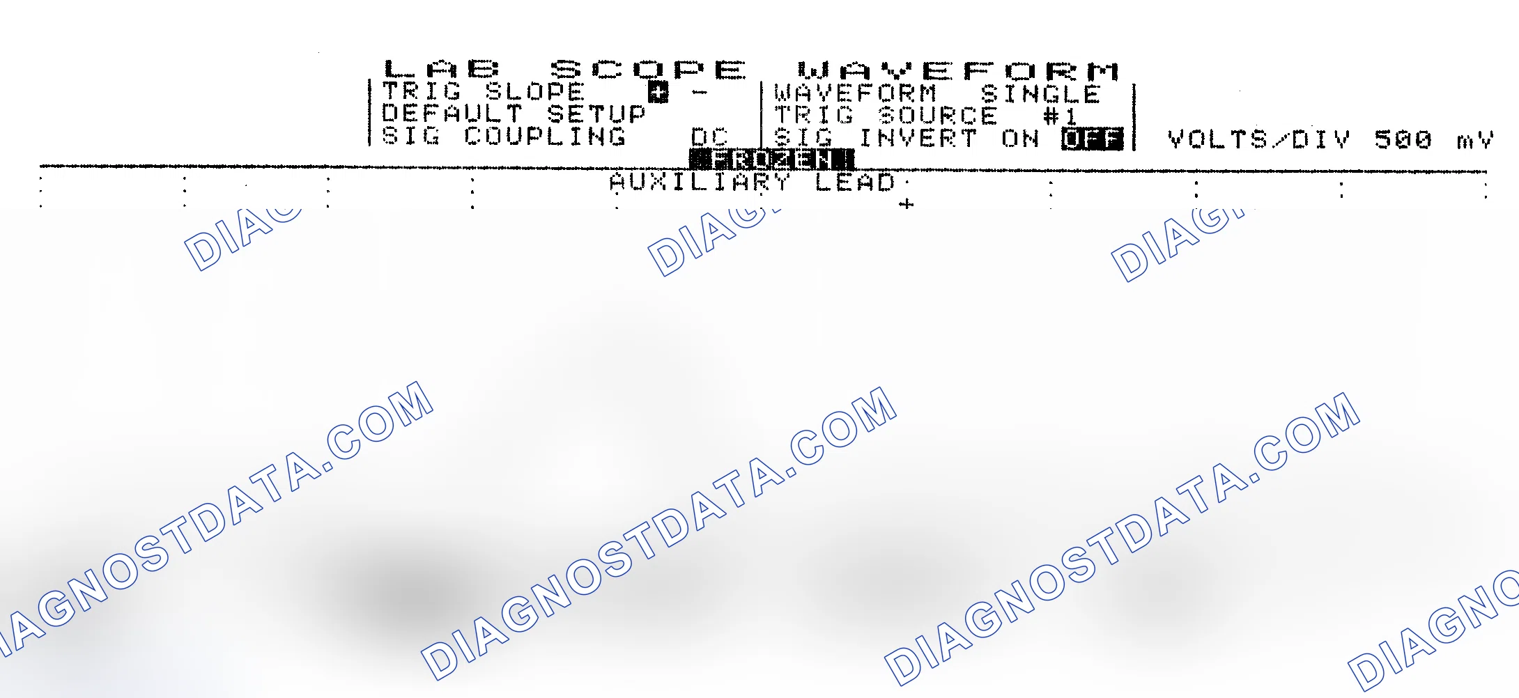 Scheme 10: Single Injector w/Excessive Current Flow - Current Pattern