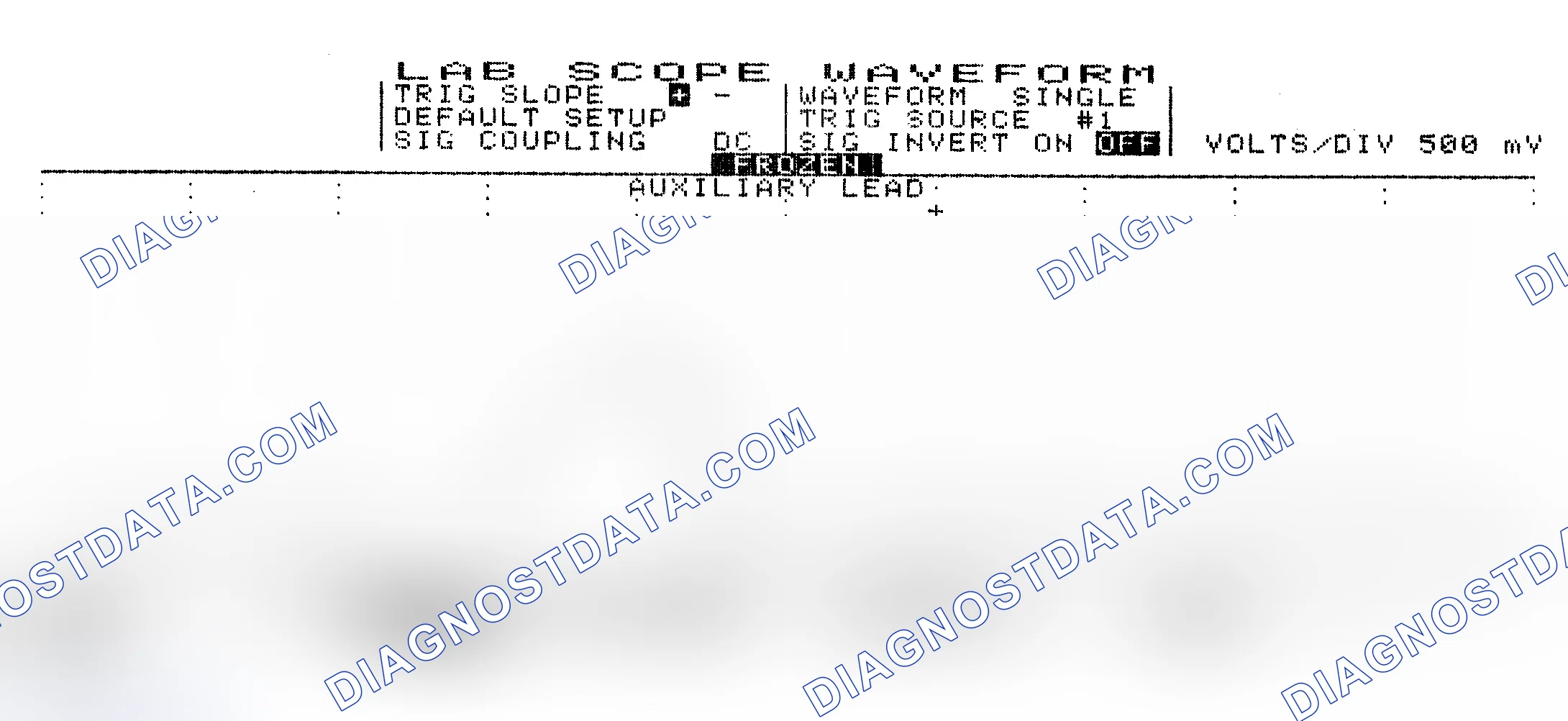 Scheme 10: Single Injector w/Excessive Current Flow - Current Pattern