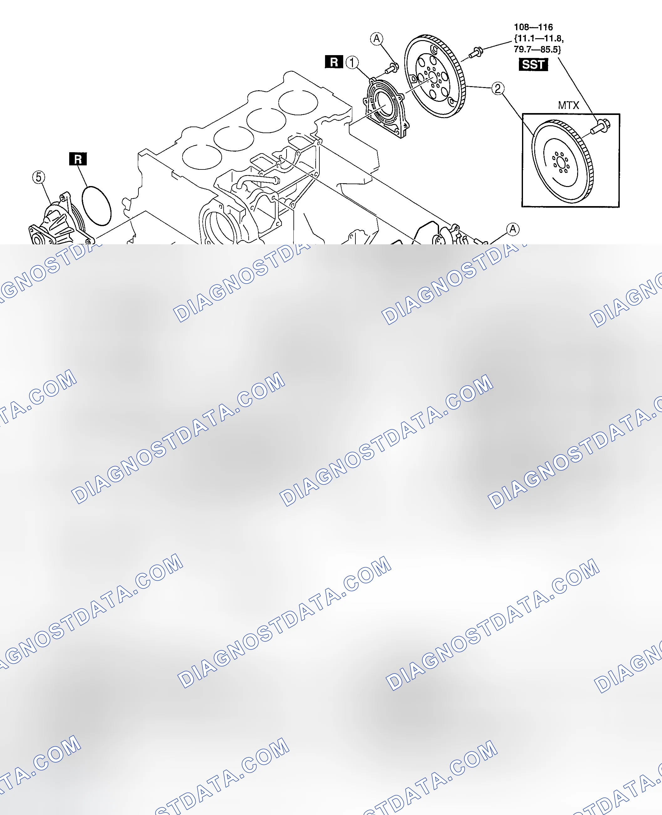 Scheme 94: CYLINDER BLOCK (II) ASSEMBLY