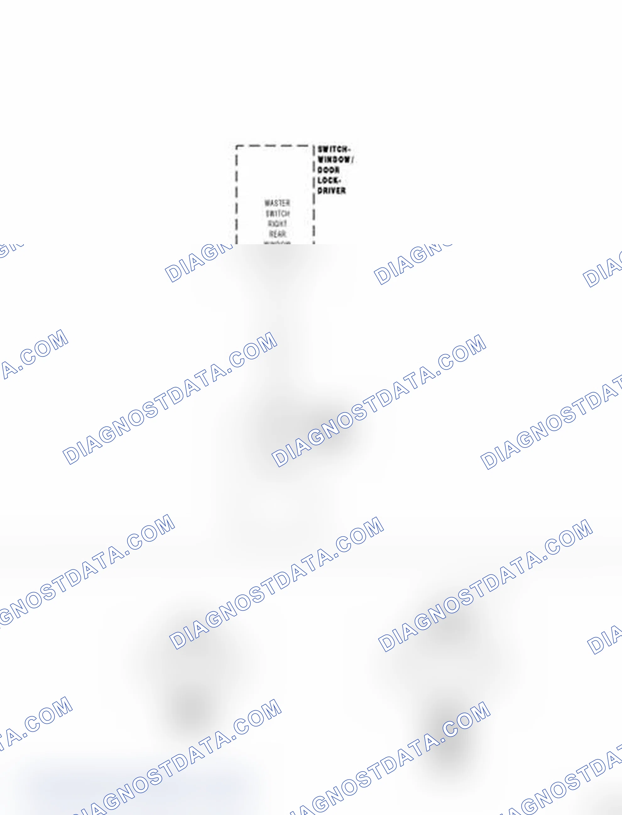 Scheme 94: B19FD-RIGHT REAR WINDOW SWITCH CIRCUIT STUCK - DDM - JS27