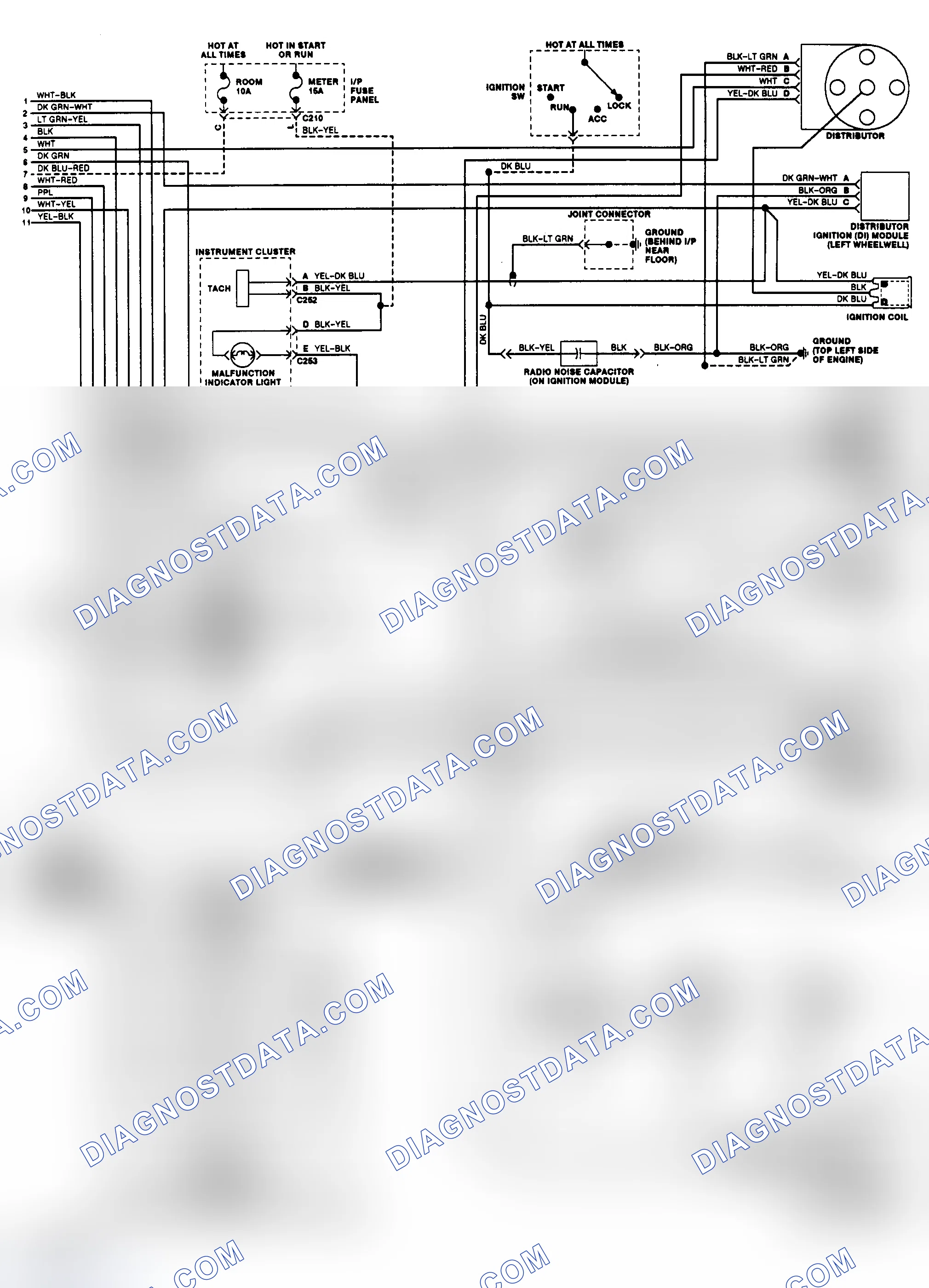 Scheme 159: EEC Wiring Diagram (1.8L A/T - 2 of 2)