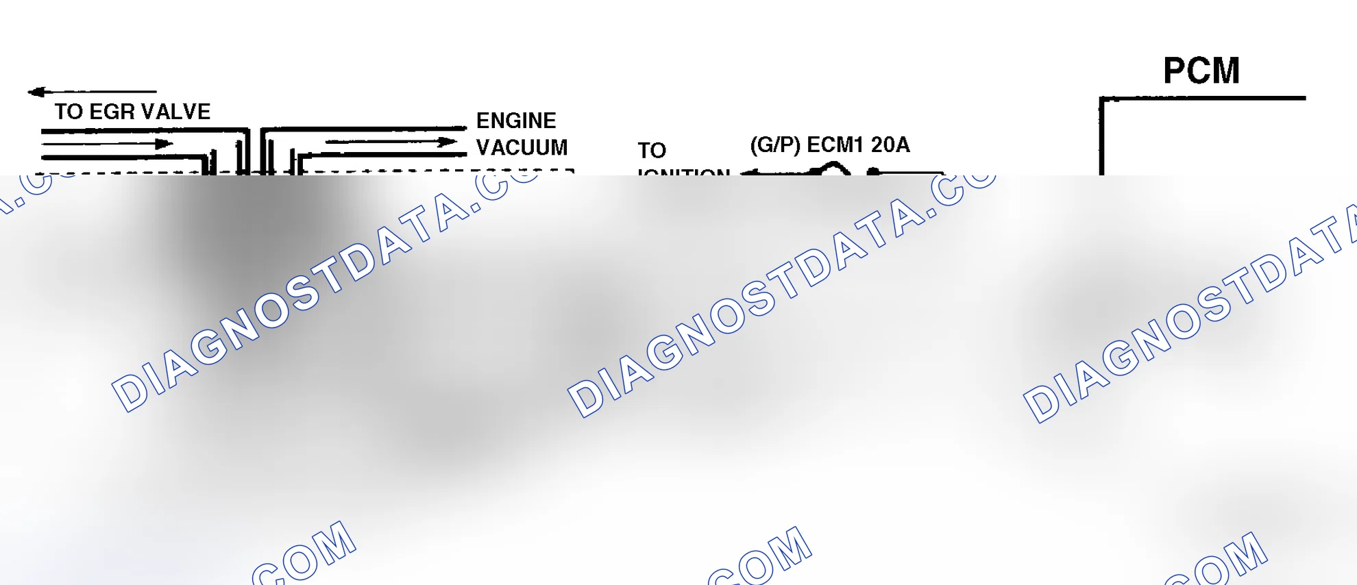 Scheme 60: Code 32 Schematic ("P" Series 5.7L A/T) EGR Circuit Error Models Using Ported Vacuum & EVR Solenoid