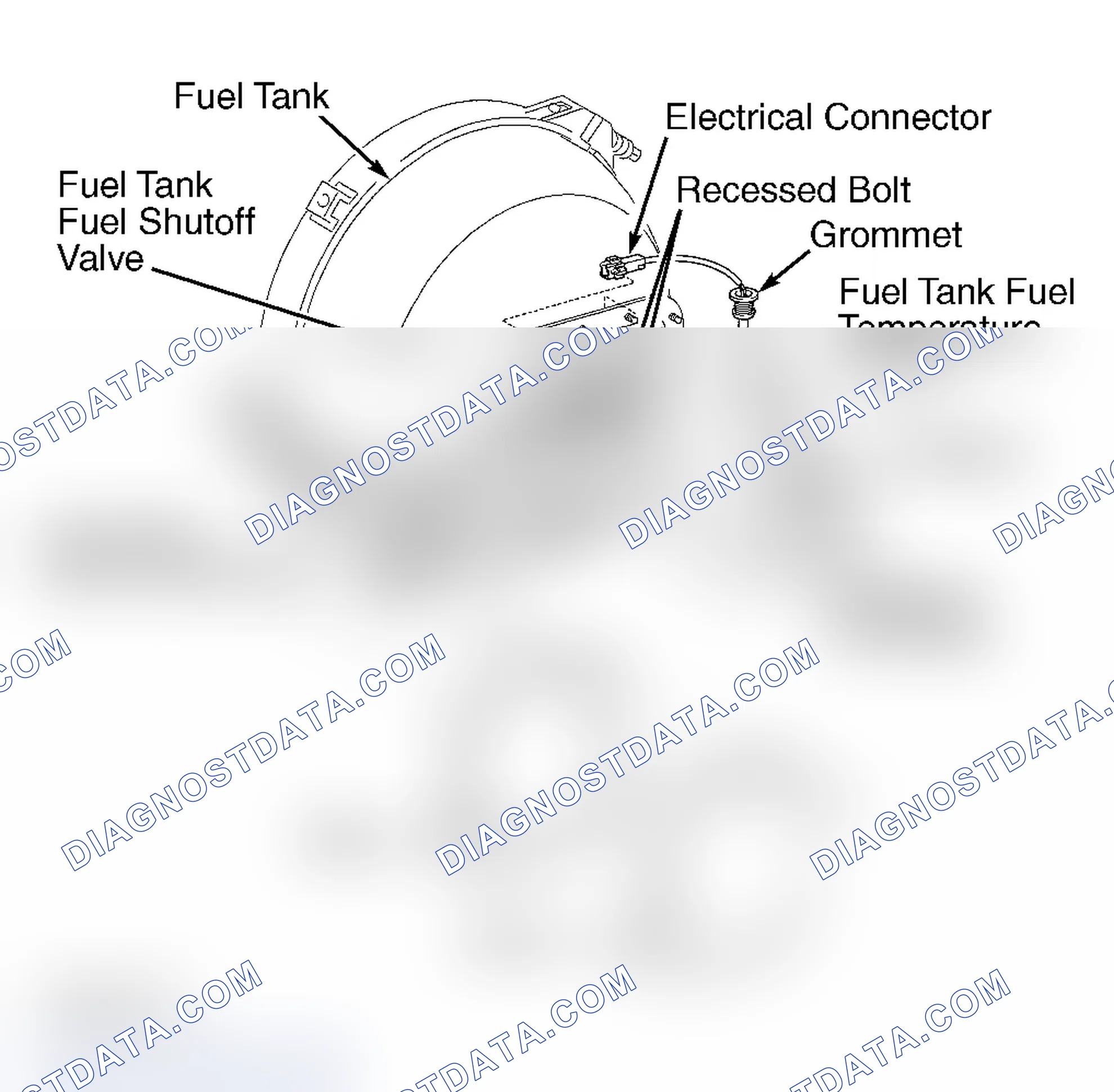 Scheme 42: Fuel Tank Fuel Temperature Sensor (Camry 2.2L 4-Cyl. CNG Models)