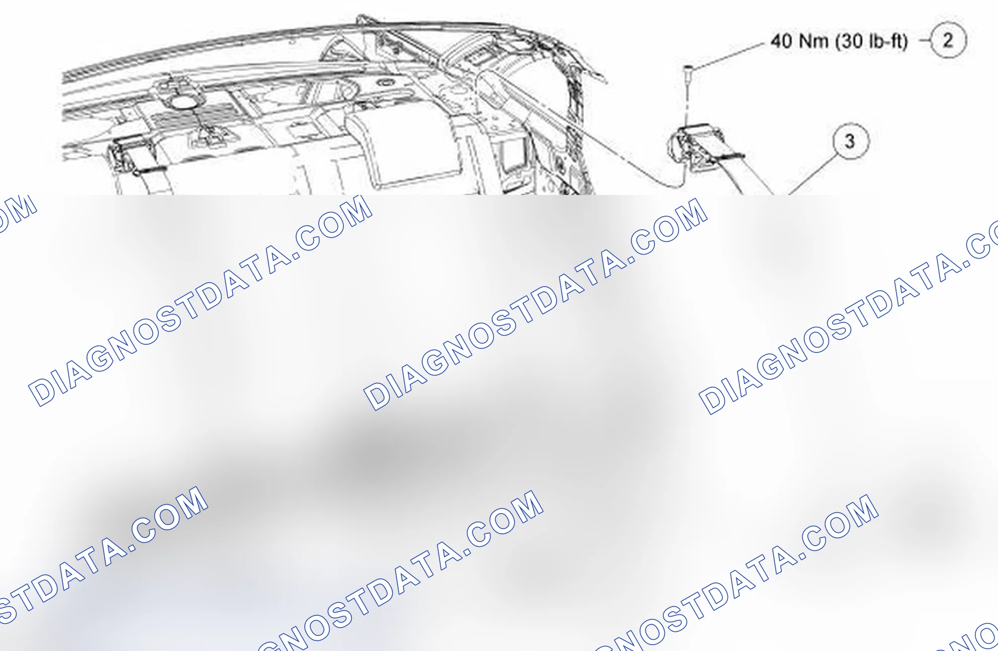 Scheme 4: Safety Belt Retractor - Rear, Outboard, Taurus, Sable