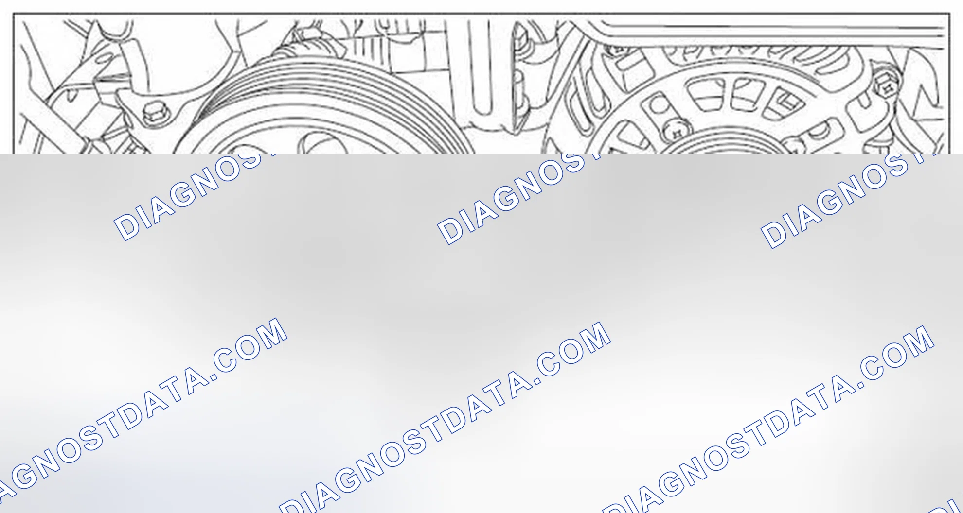 Scheme 63: V-BELT TENSIONER ASSEMBLY AND IDLER PULLEY