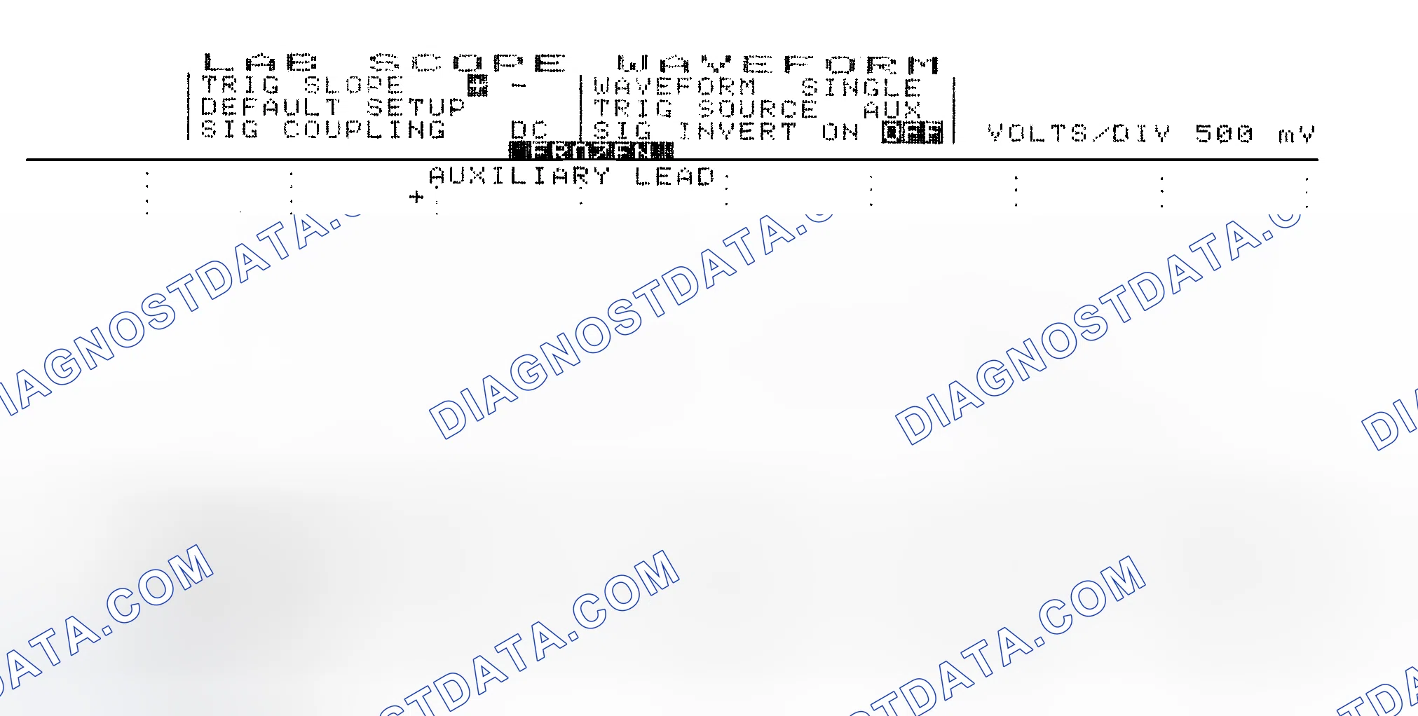 Scheme 14: Single Injector w/Excessive Current Flow - Current Pattern