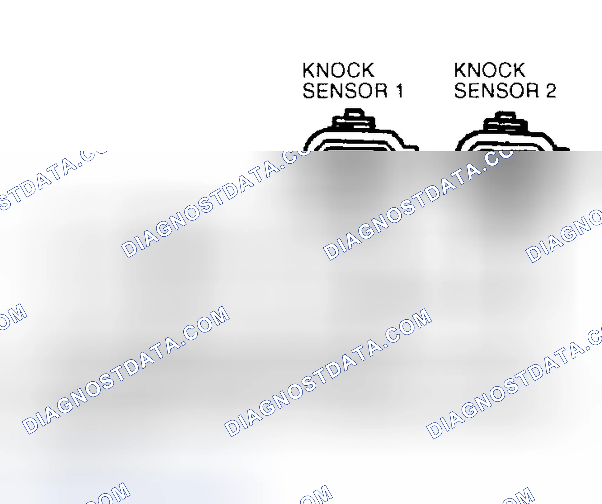 Scheme 10: Identifying KS Sensor Test Circuits & Connector Terminals