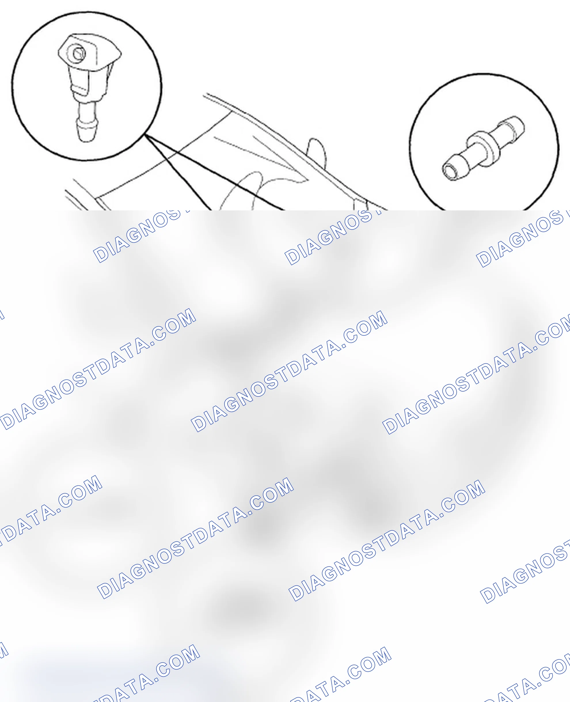 Scheme 21: Washer Tube Replacement