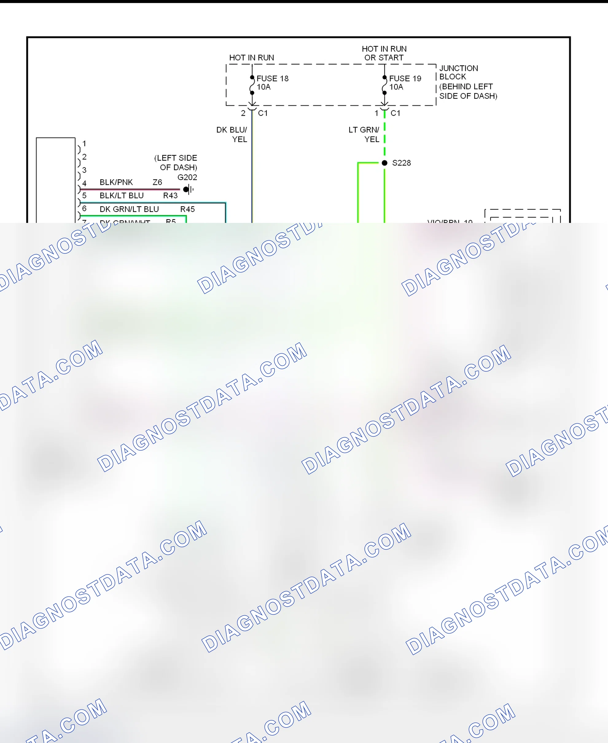 Scheme 1: Air Bag System Wiring Diagram (Ram Van/Wagon)