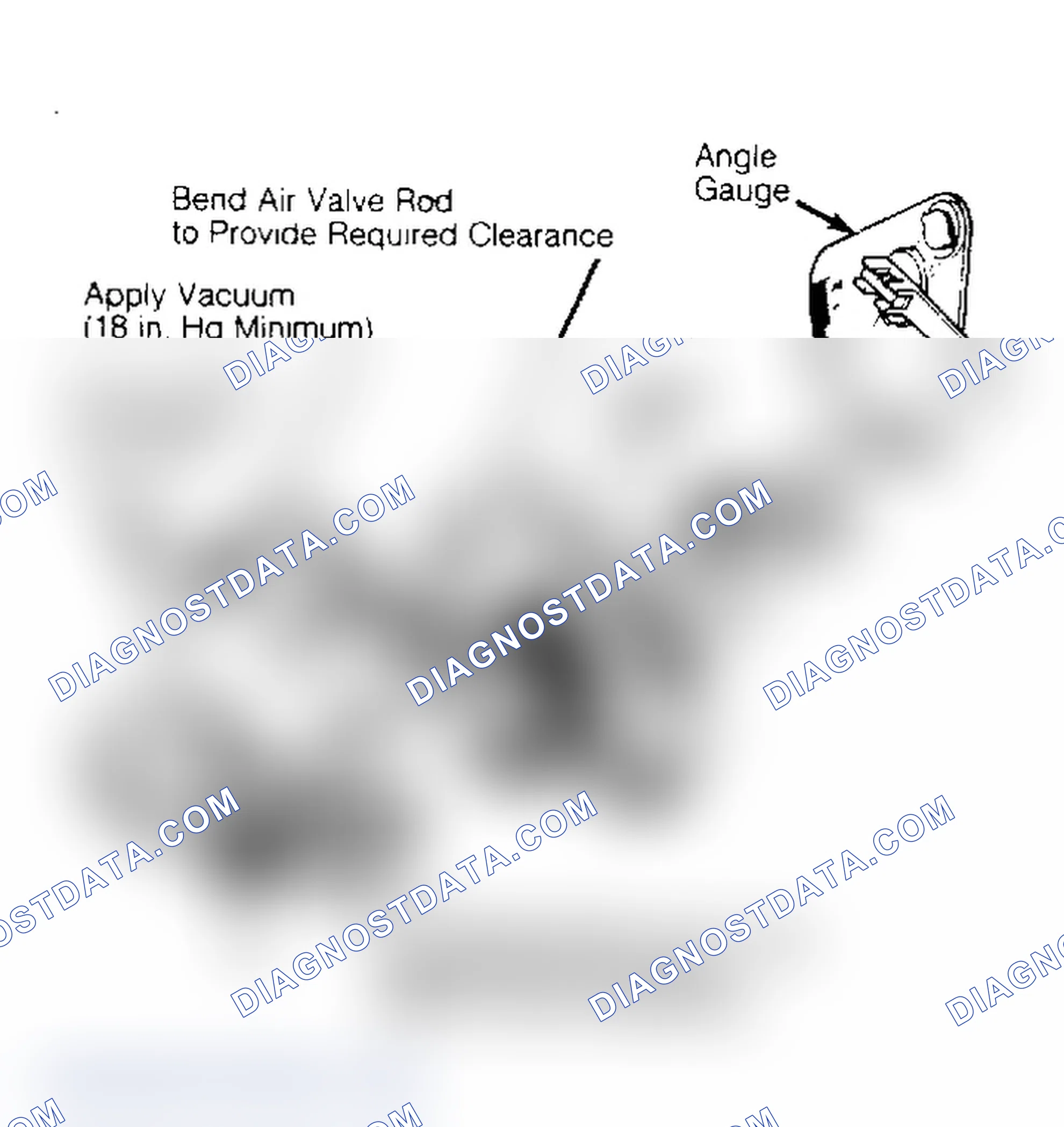 Scheme 13: Secondary (Rear) Vacuum Break Adjustment Turn screw or bend vacuum break rod to adjust.