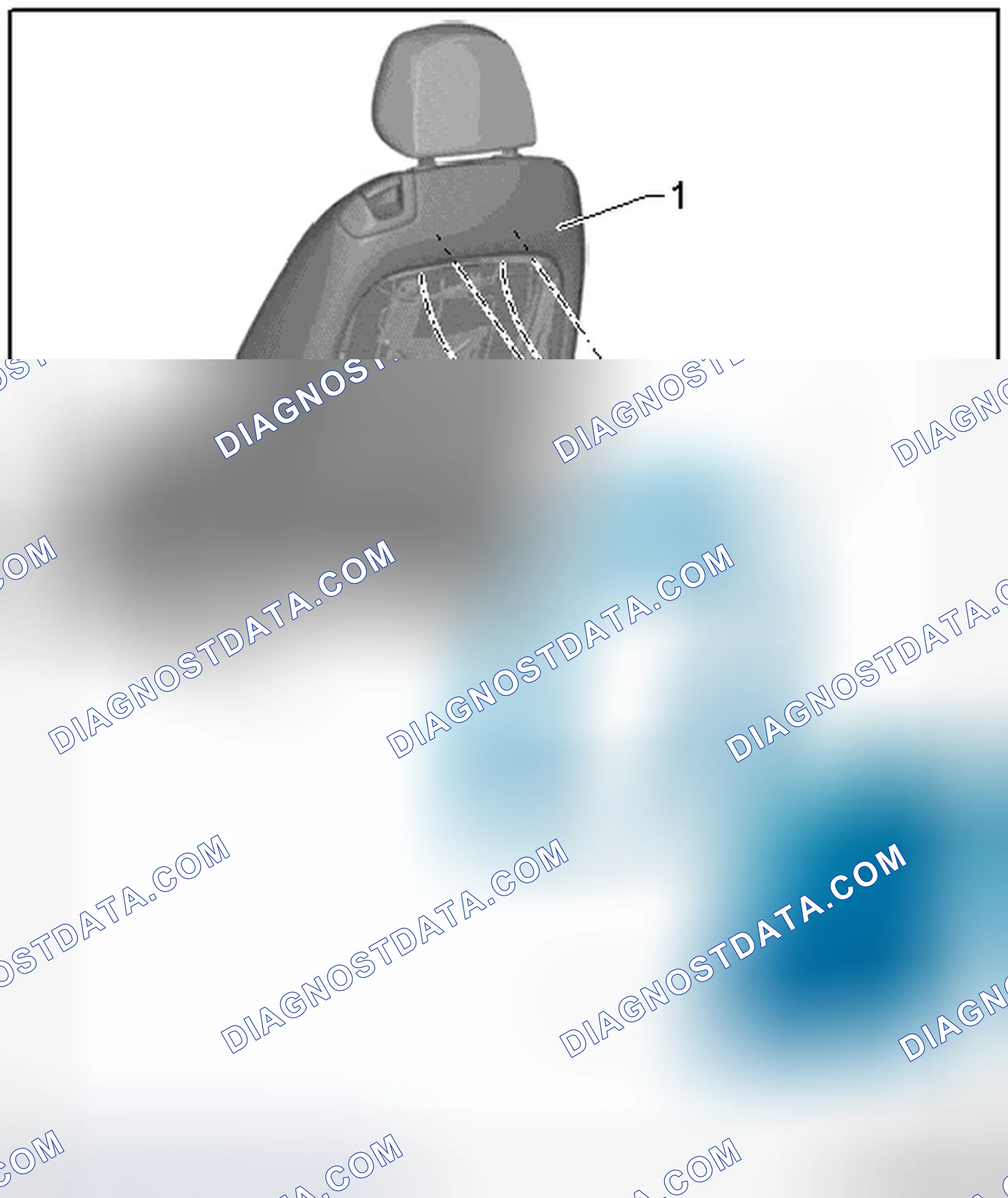 Scheme 67: BACKREST COVER AND BACKREST FRAME TRIM OVERVIEW