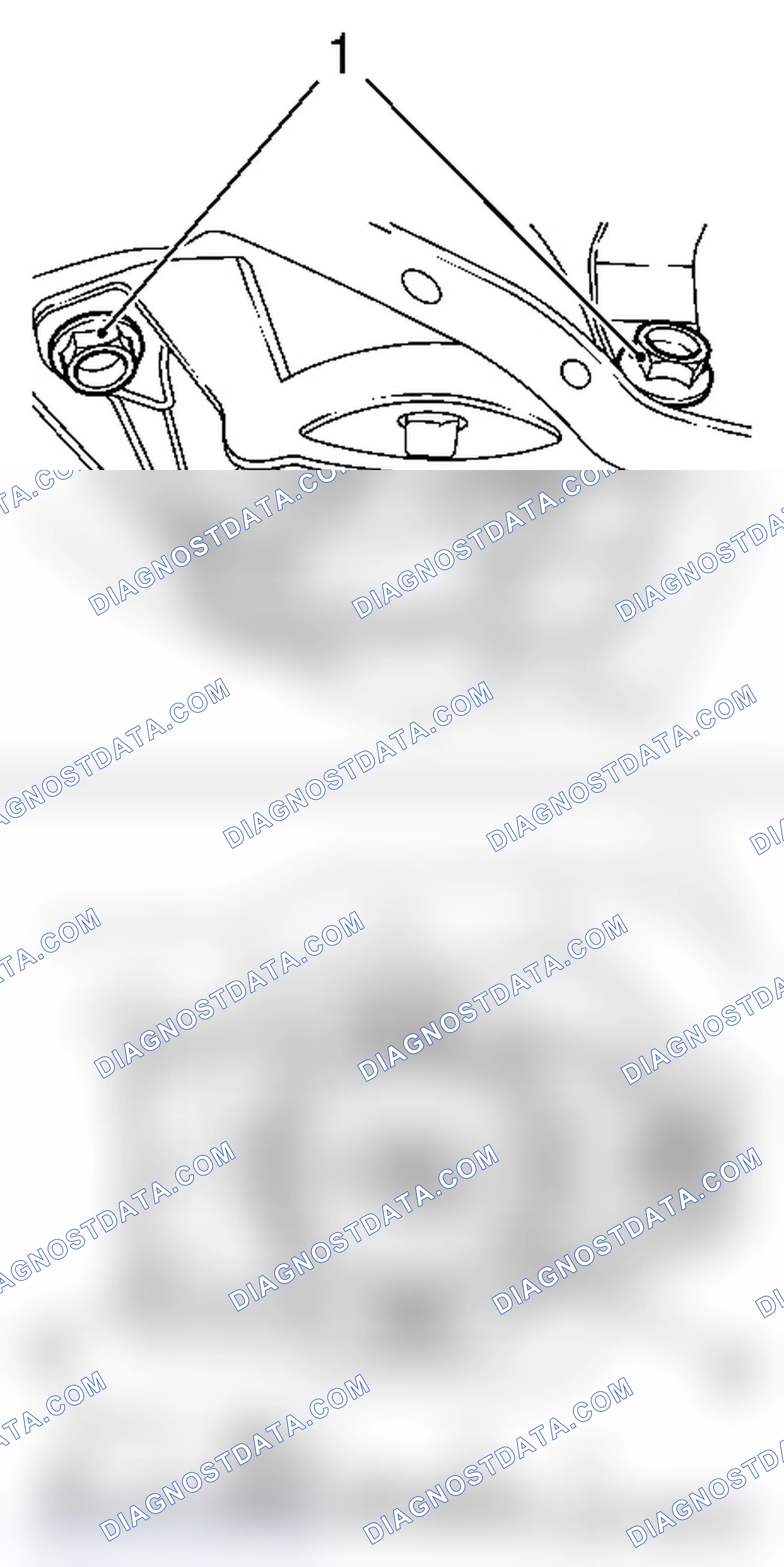 Replace (Rear) Engine Damping Block Bracket