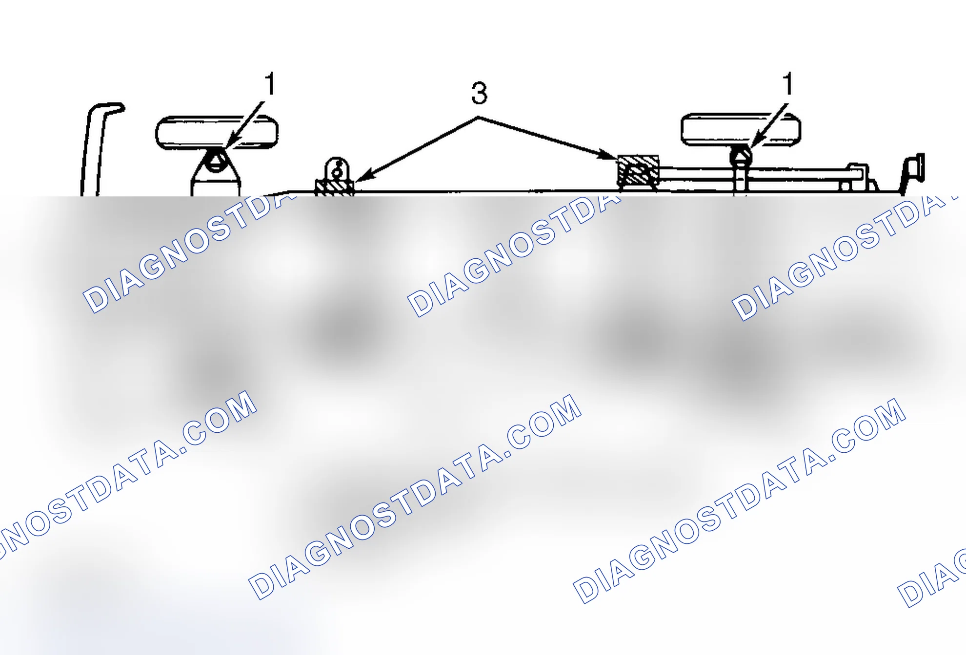Scheme 14: Hoisting & Jacking Locations ("G" Series) Courtesy of General Motors Corp.