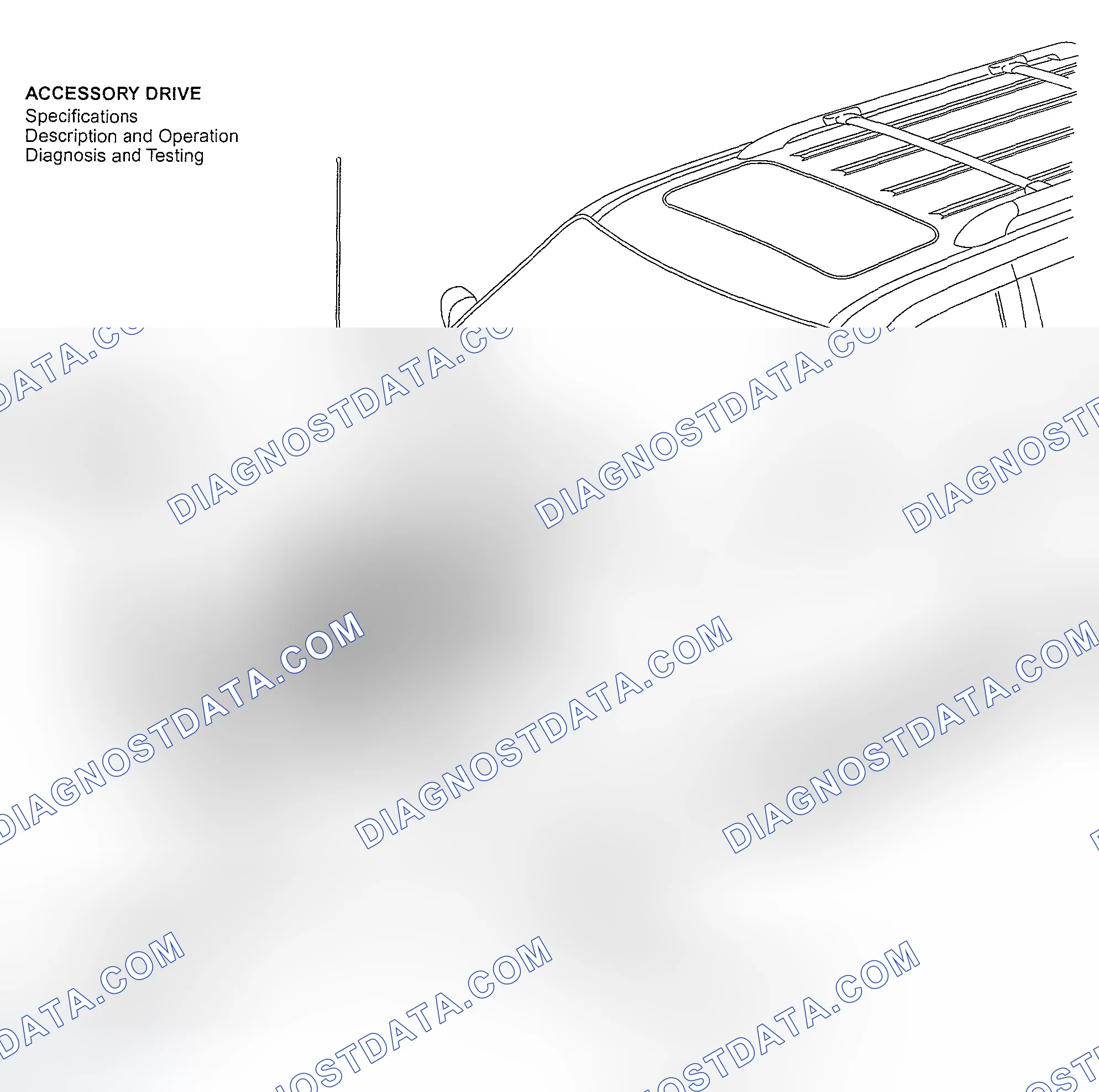 Scheme 444: ACCESSORY DRIVE COMPONENT LOCATION INDEX