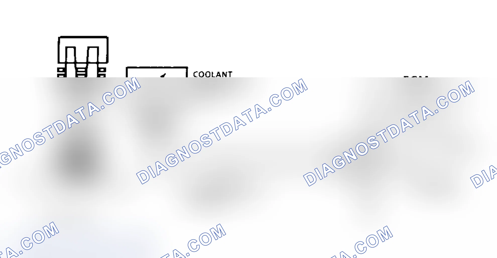 Scheme 35: Code 14 Schematic (5.7L) Coolant Sensor Signal Voltage Low