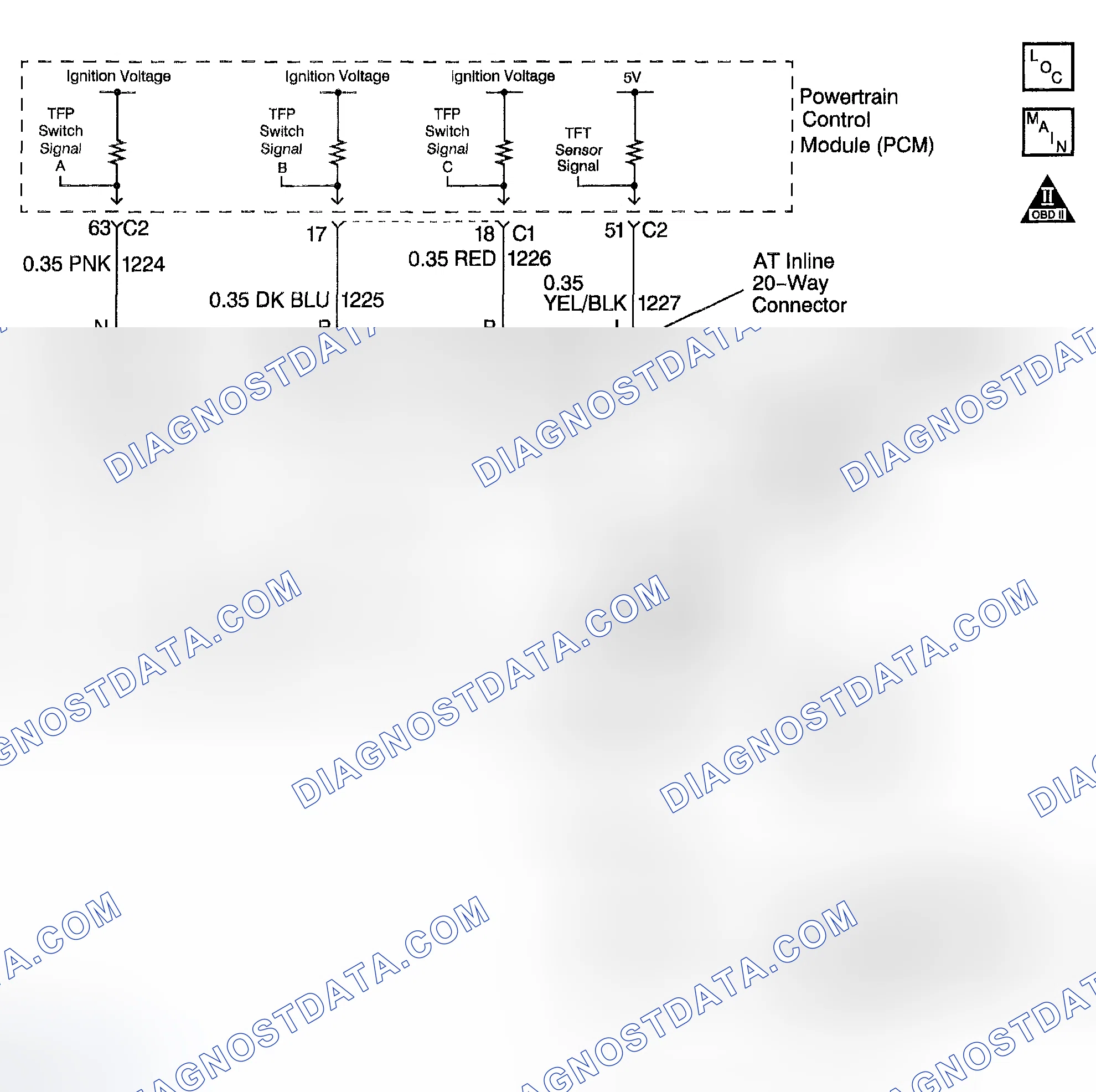 Scheme 446: DTC P0711: Transmission Fluid Temperature (TFT) Sensor