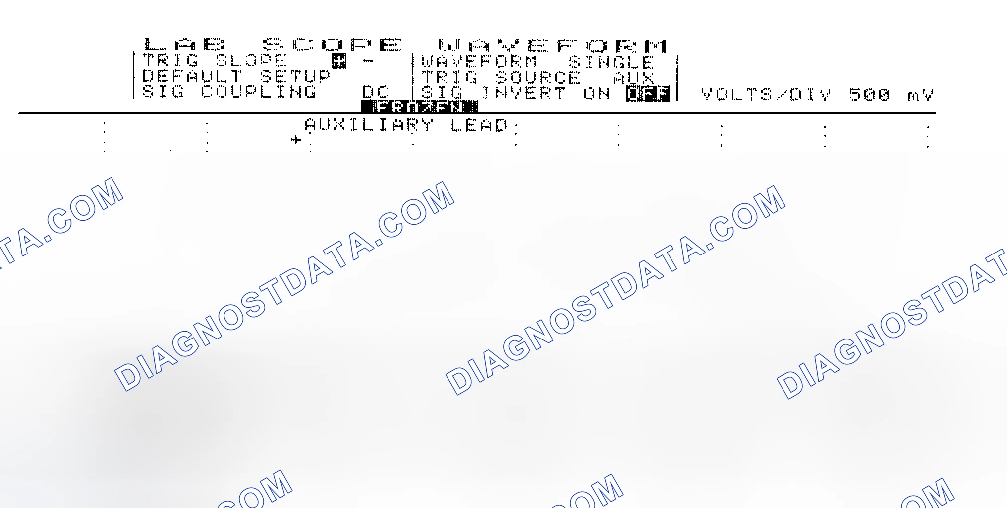 Scheme 14: Single Injector w/Excessive Current Flow - Current Pattern