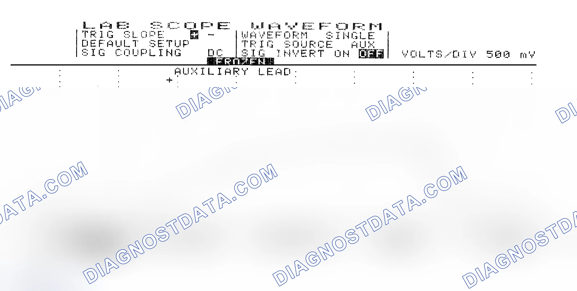 Scheme 14: Single Injector w/Excessive Current Flow - Current Pattern