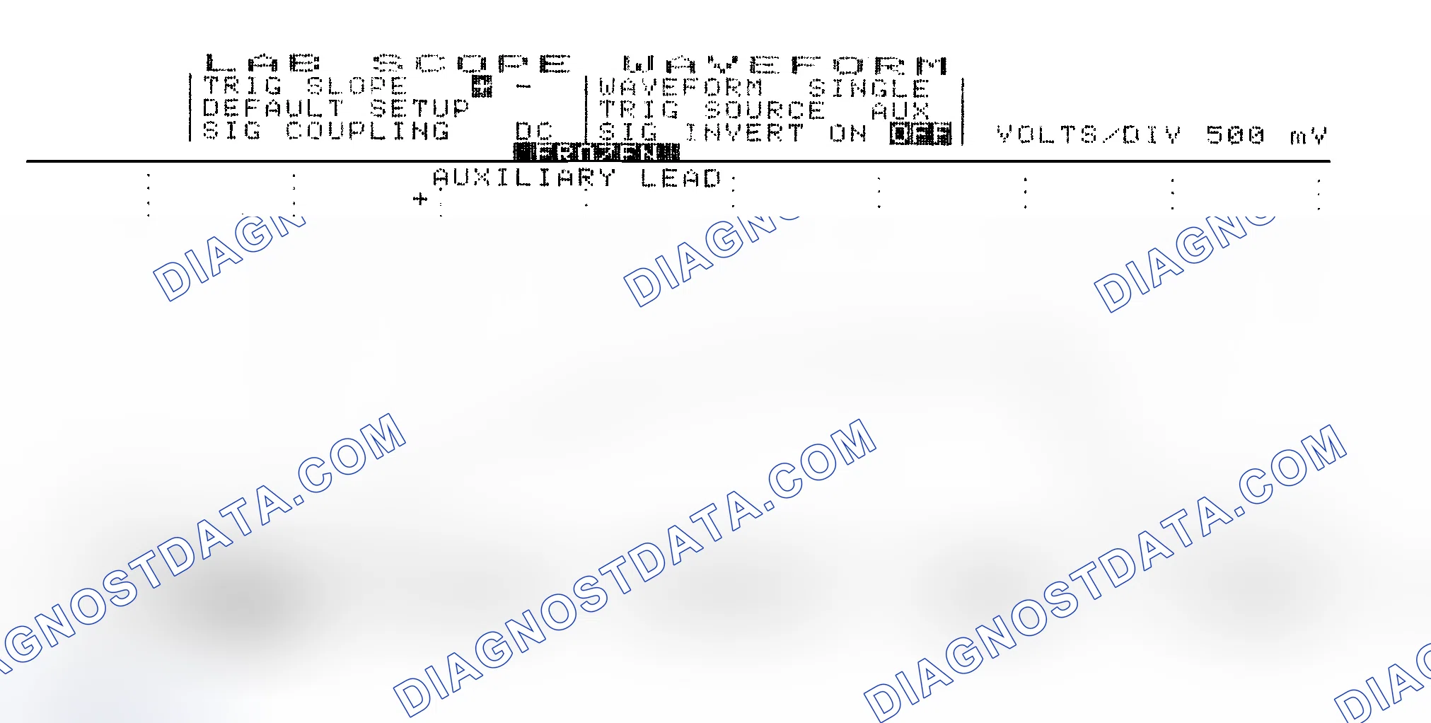 Scheme 14: Single Injector w/Excessive Current Flow - Current Pattern
