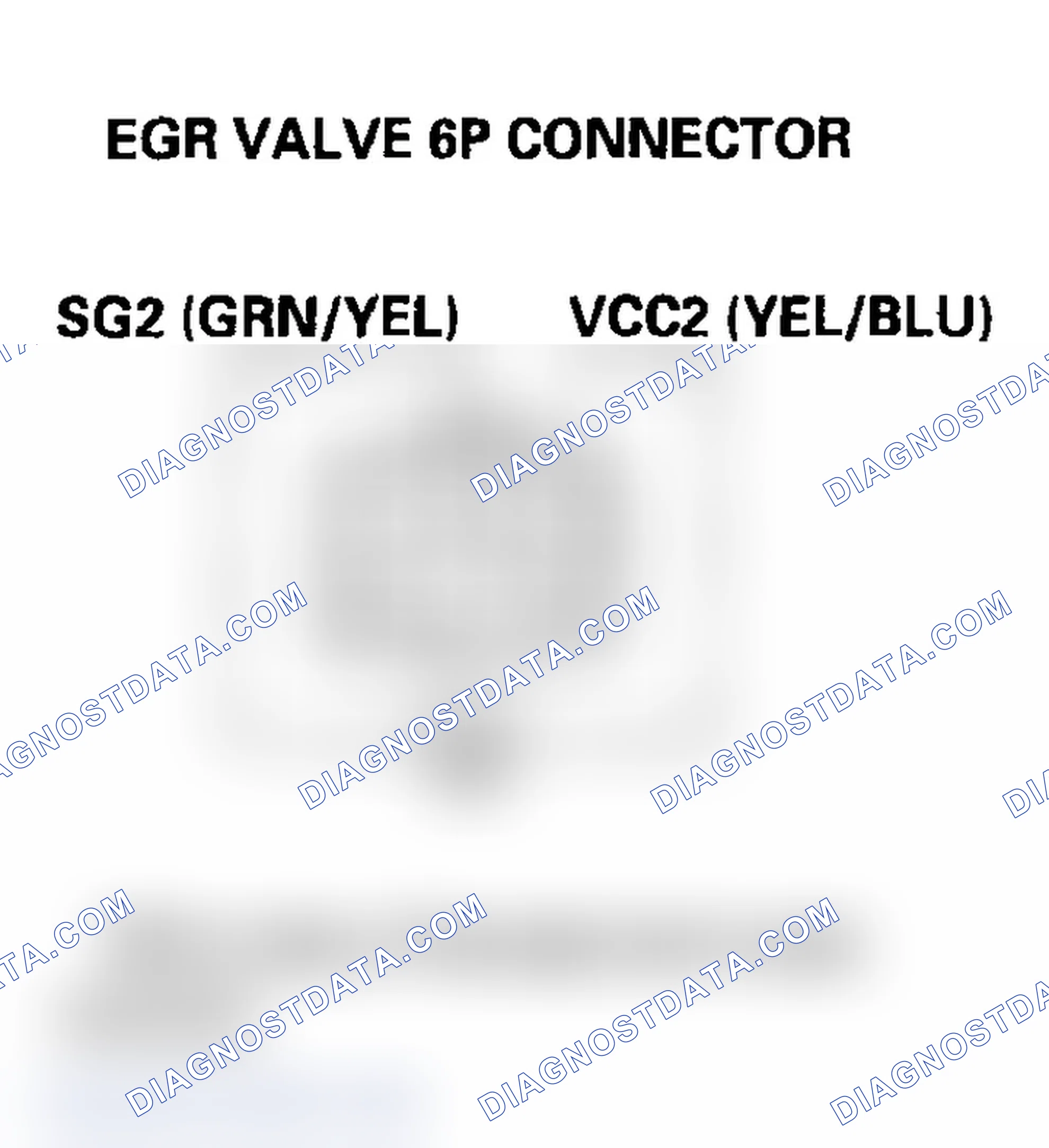 Scheme 109: DTC P0406: EGR Valve Position Sensor Circuit High Voltage