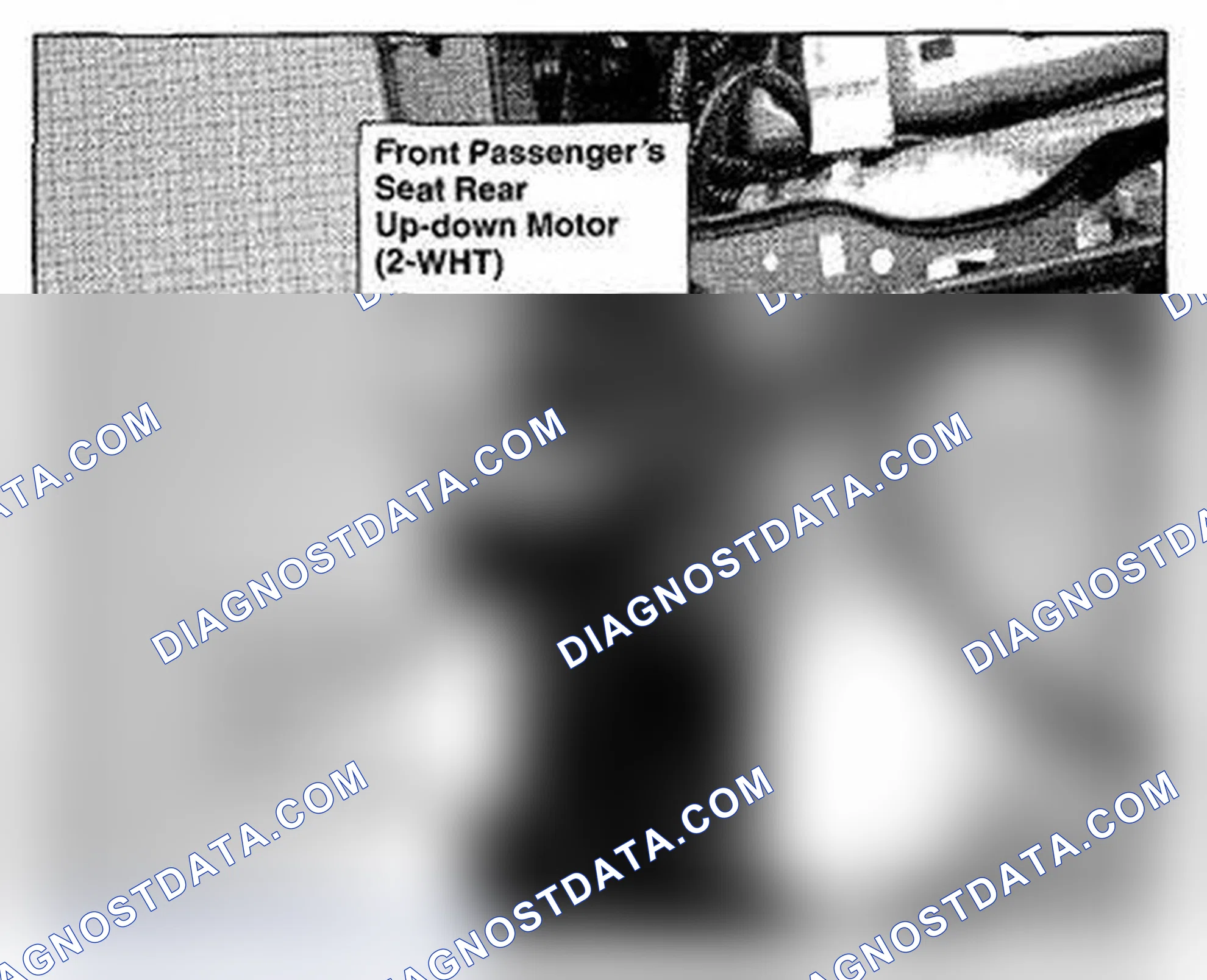 Scheme 583: Under Front Passengers Seat Component Location (Photo 178)