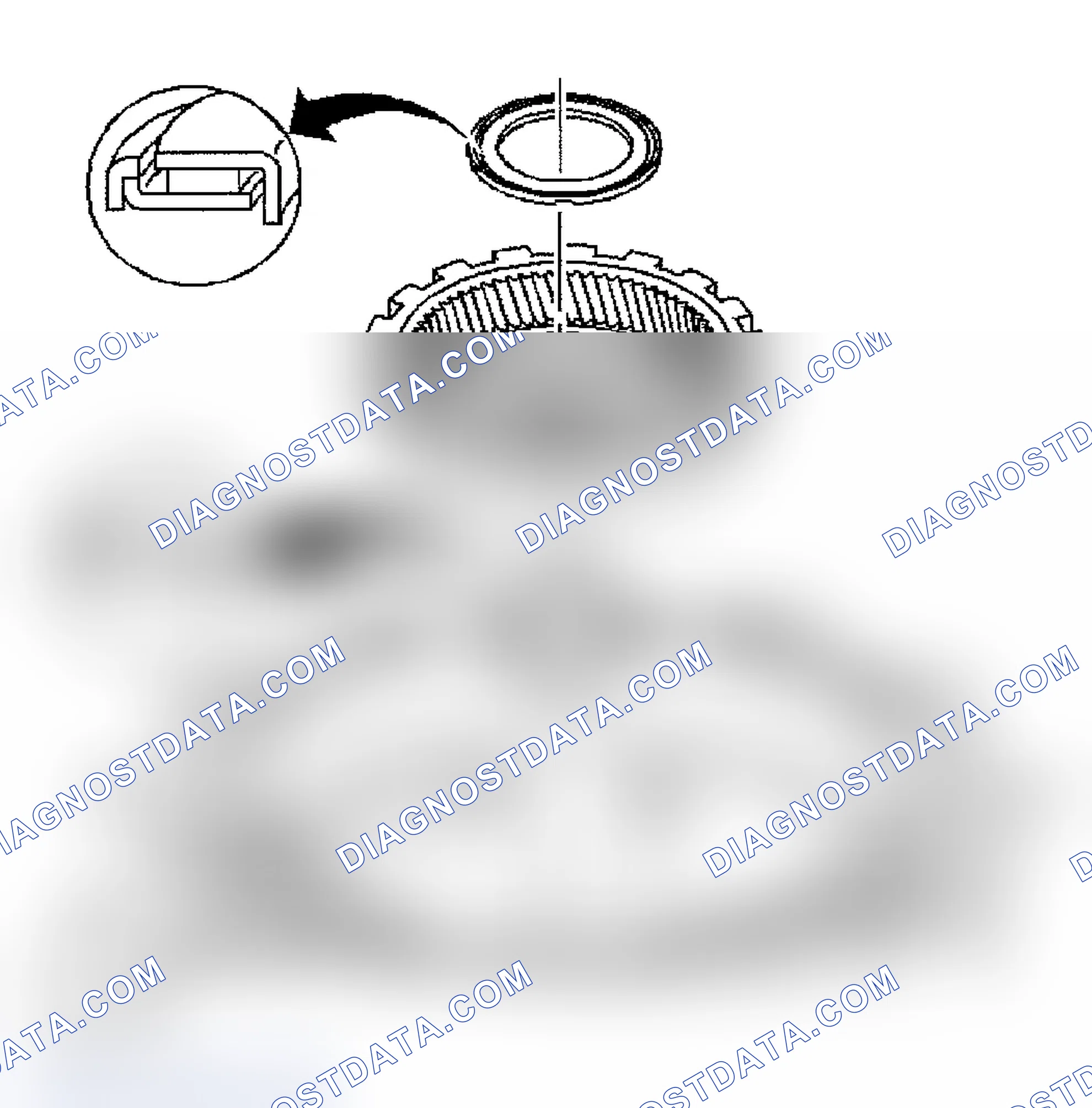 Scheme 166: Removing/Installing Internal Reaction Gear & Thrust Bearing
