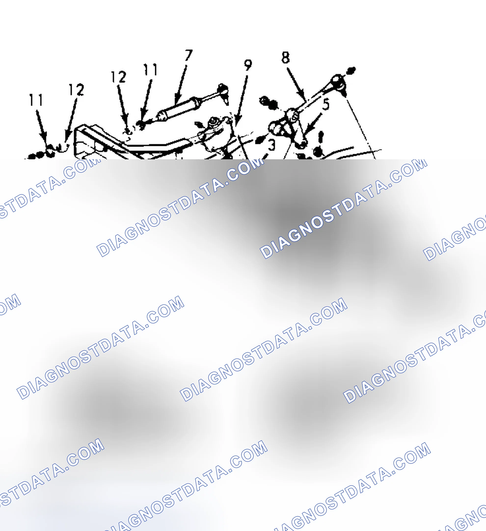 Scheme 6: View Of Steering Linkage (Commercial Van - Motorhome Chassis)
