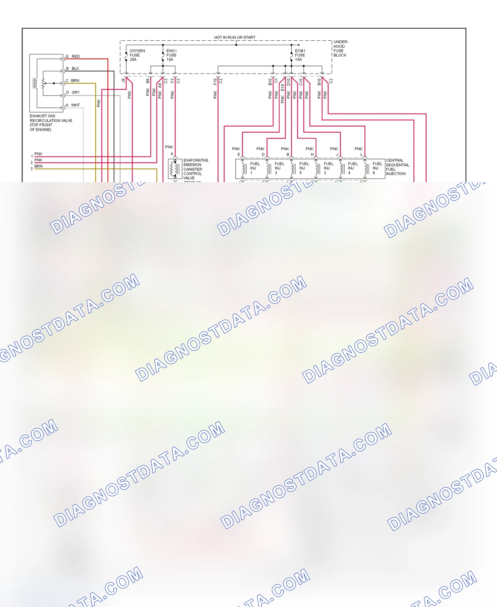 Scheme 18: PCM Wiring Diagram (Blazer, Bravada, Envoy, Jimmy, Sonoma & S10 Pickup - 4.3L - 2 Of 4)
