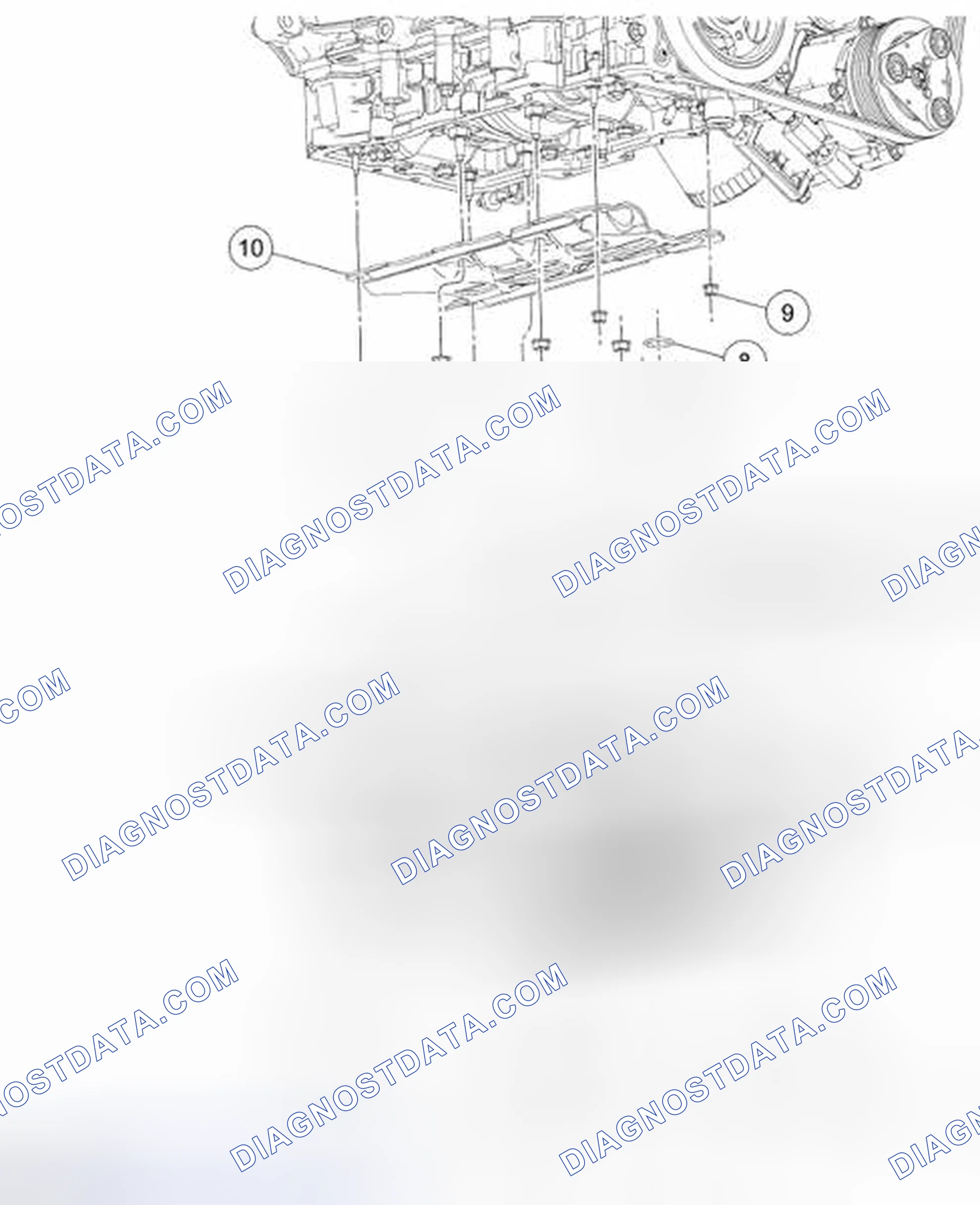 Scheme 452: Engine Lubrication Components - Exploded View