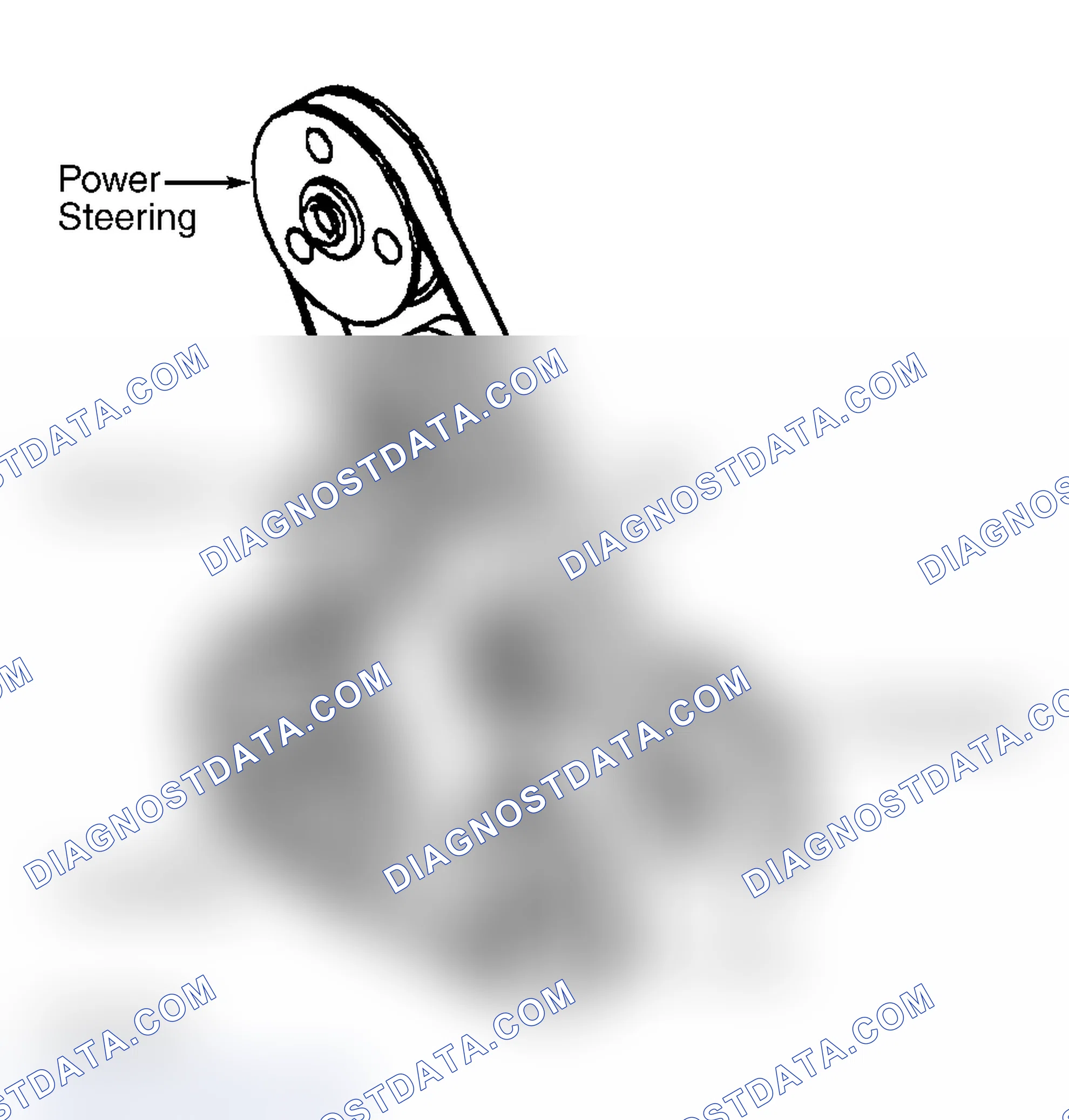 Scheme 18: Serpentine Belt Routing (4.0L "G" Body & 4.6L "E" & "K" Bodies)